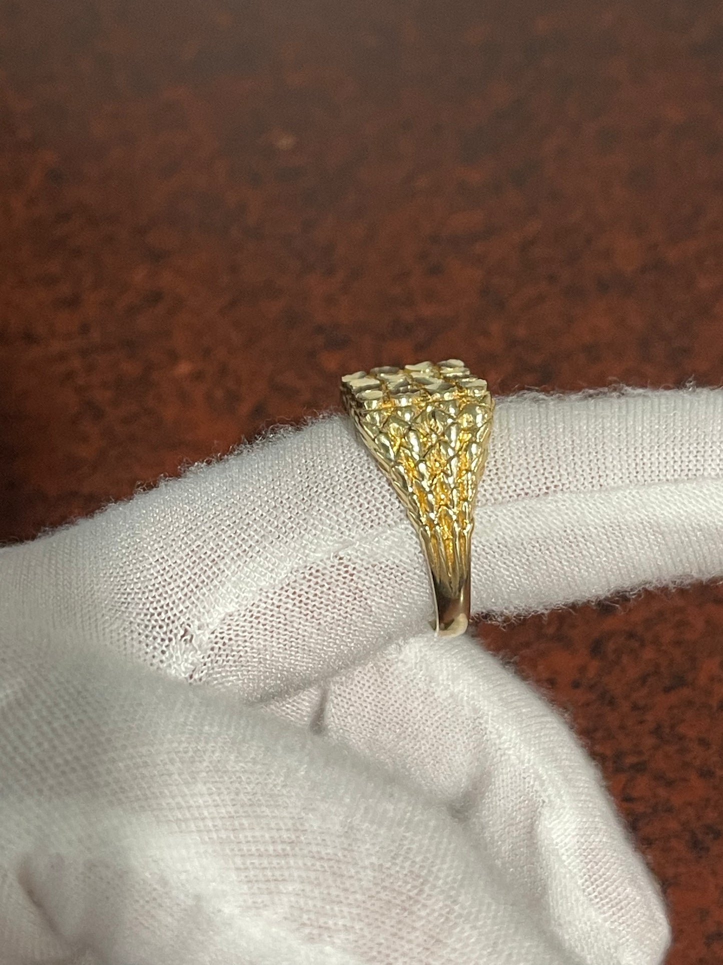 10K Nugget Ring Size 10