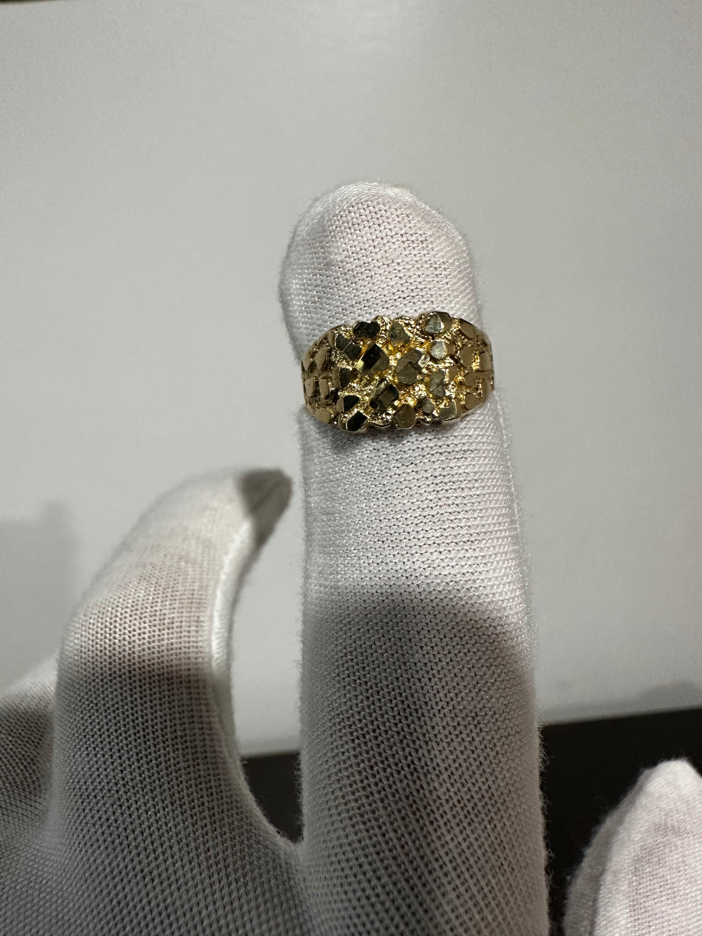 10K Nugget Ring Size 6.5