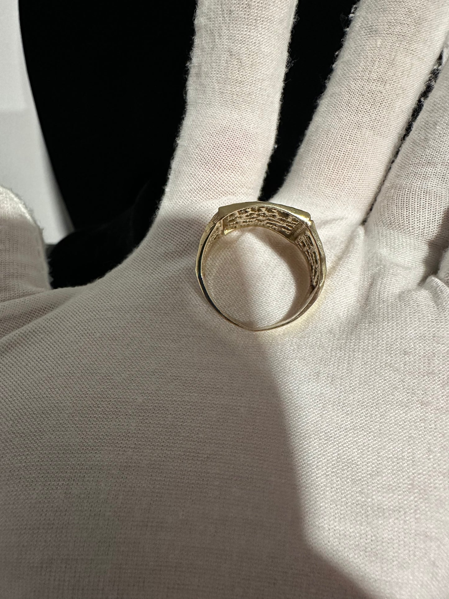 10K Nugget Ring Size 11.5