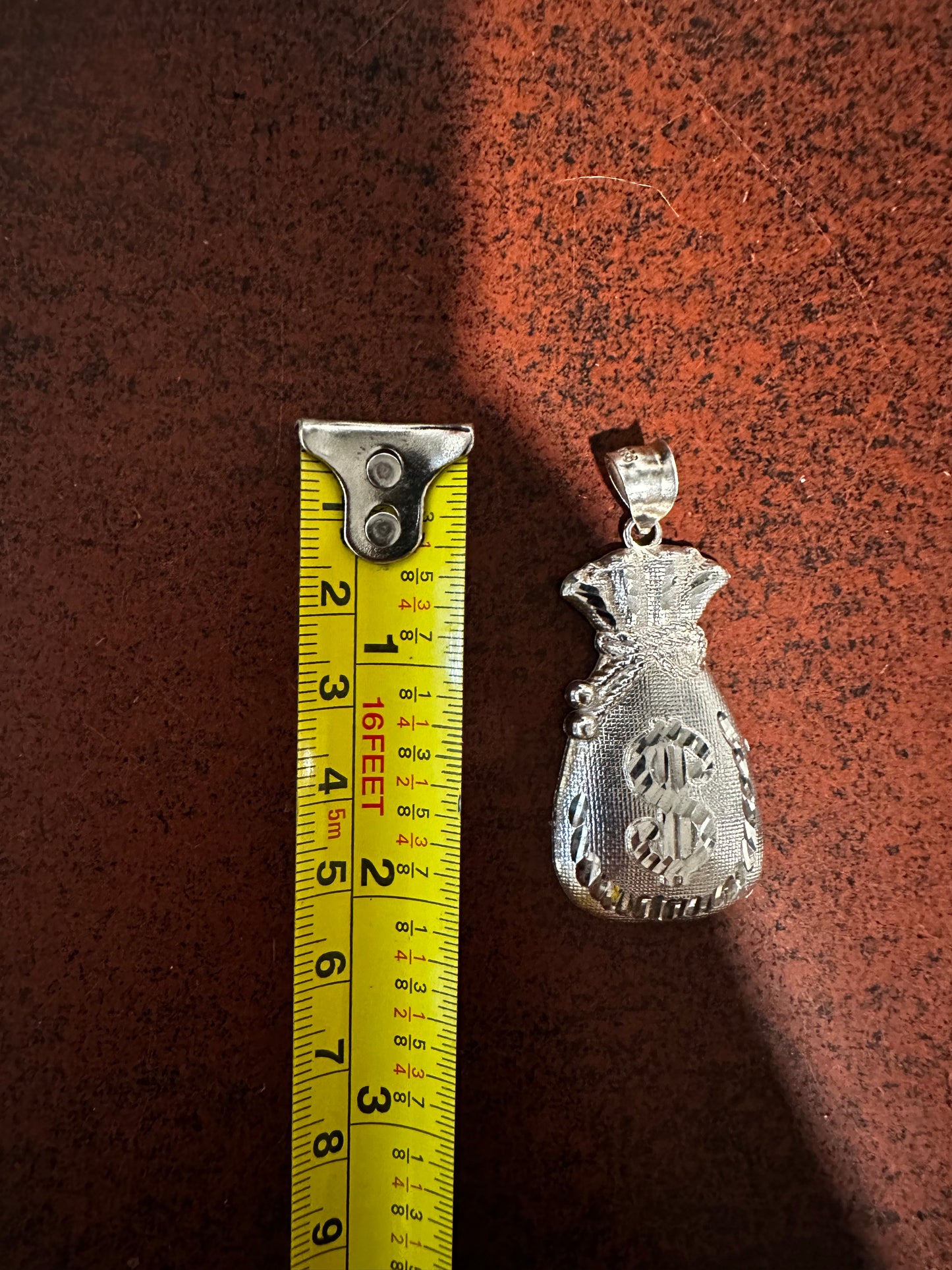 Silver Moneybag Pendant