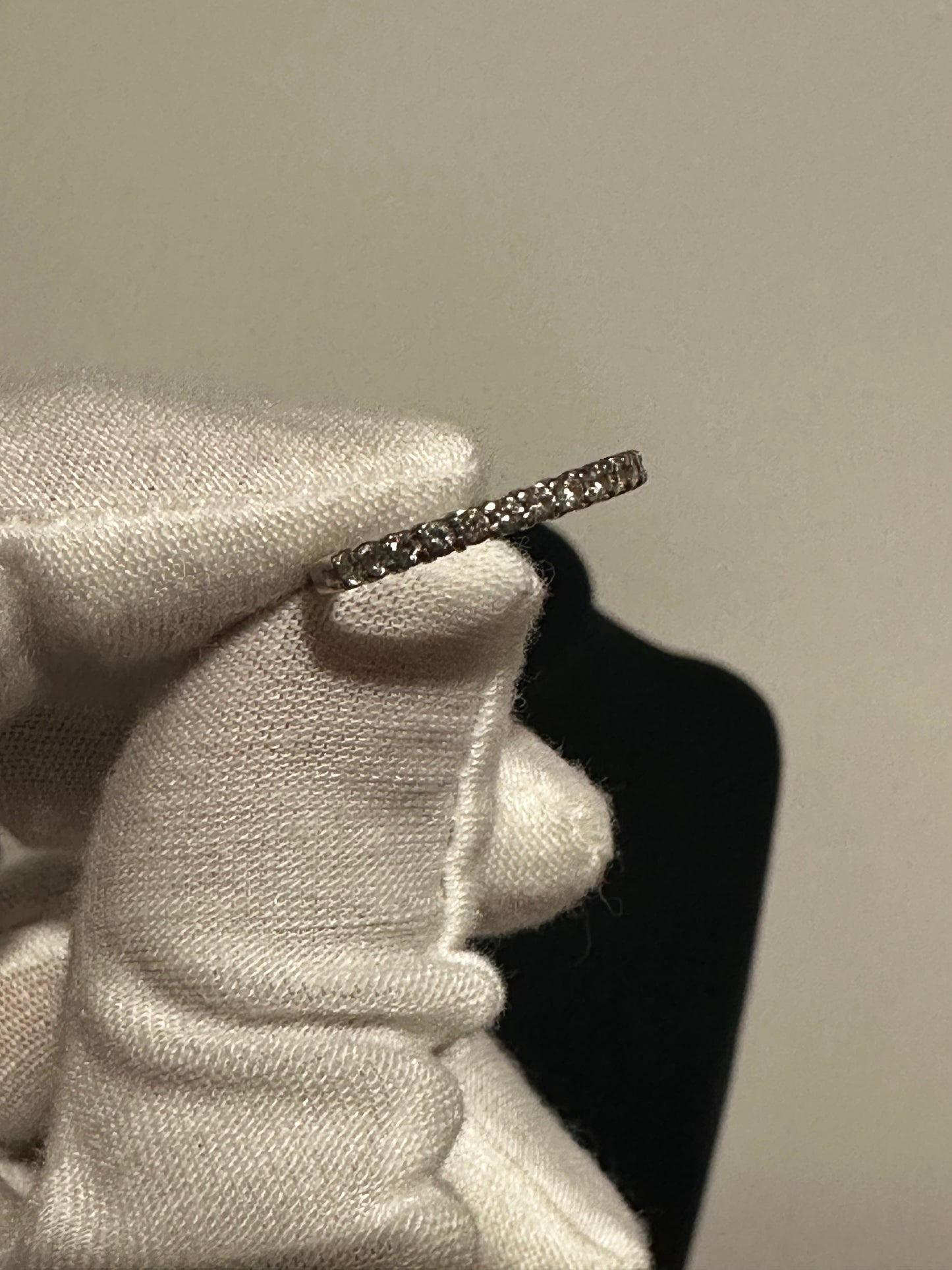 14K Diamond Wedding Band