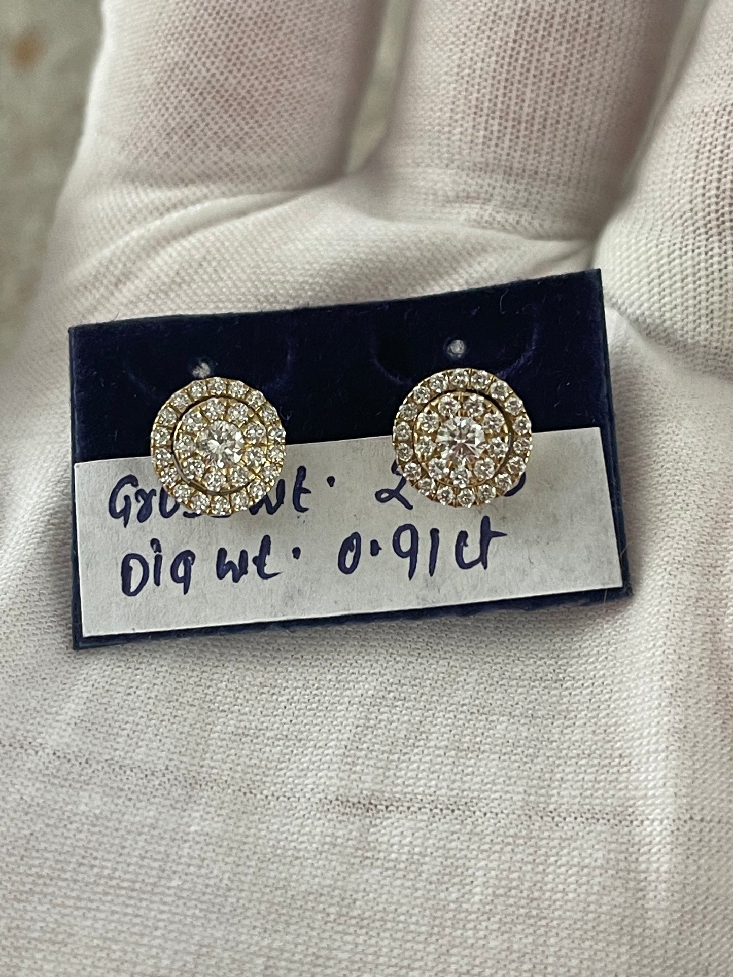 0.91CT Diamond Earrings
