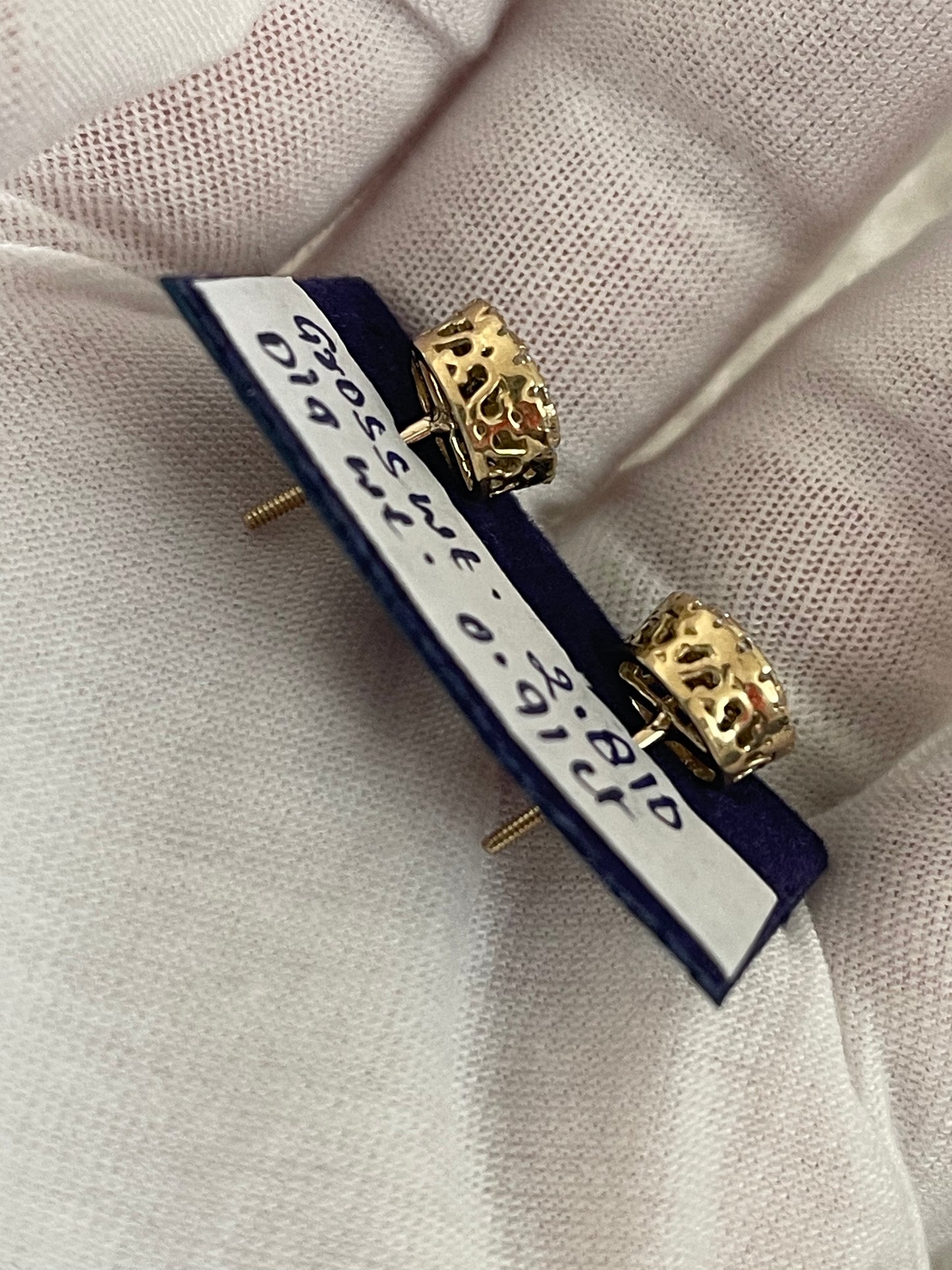 0.91CT Diamond Earrings