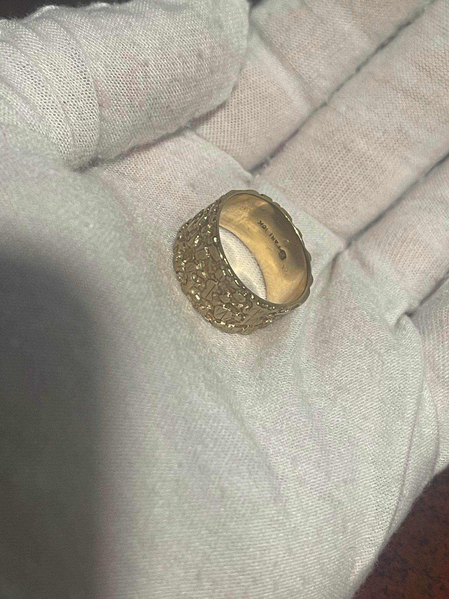 10K Nugget Ring
