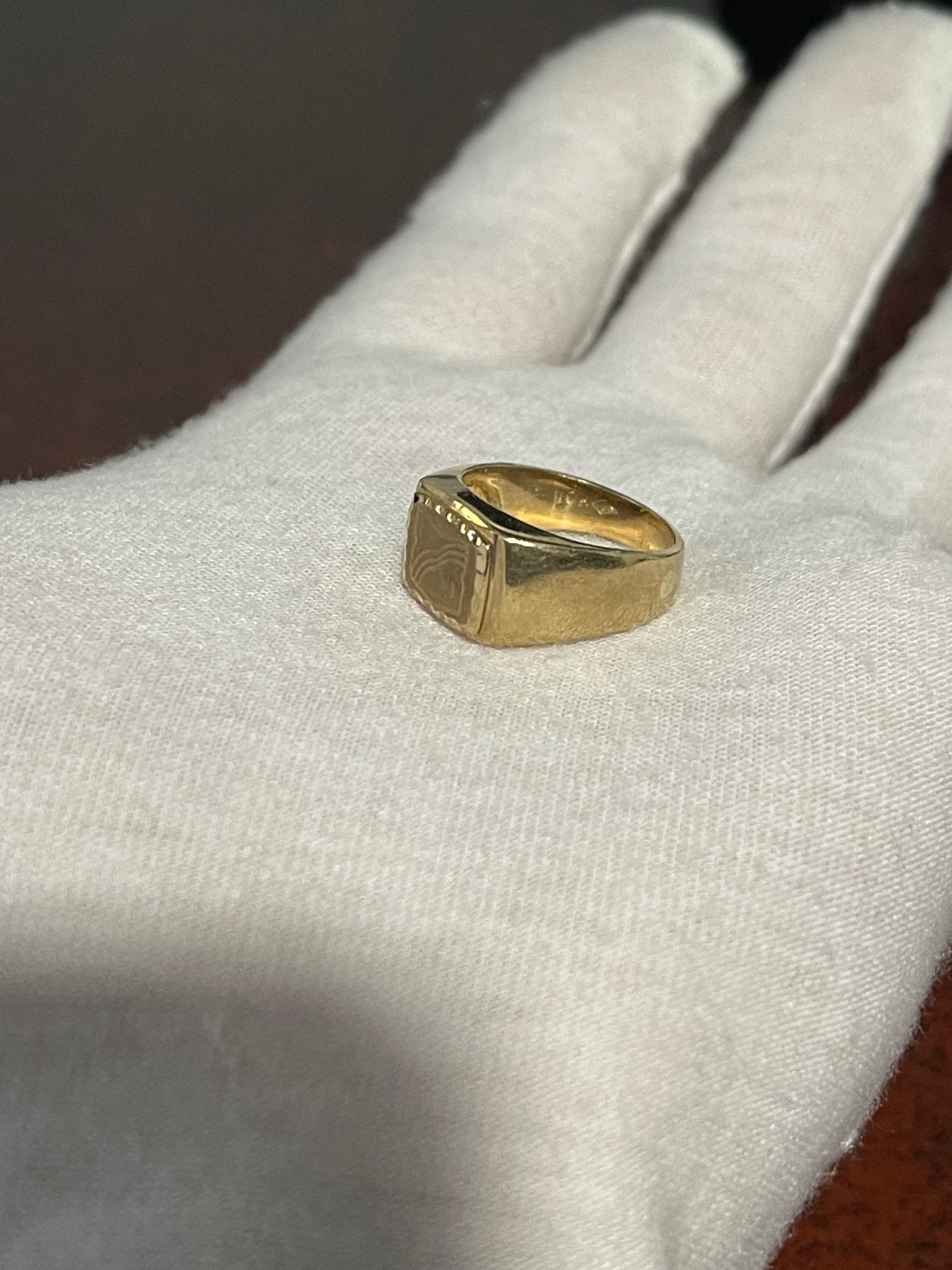 14Kt Gold Signet Ring