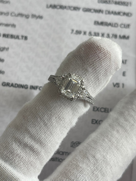 14K White Gold 2.3ct Diamond Ring
