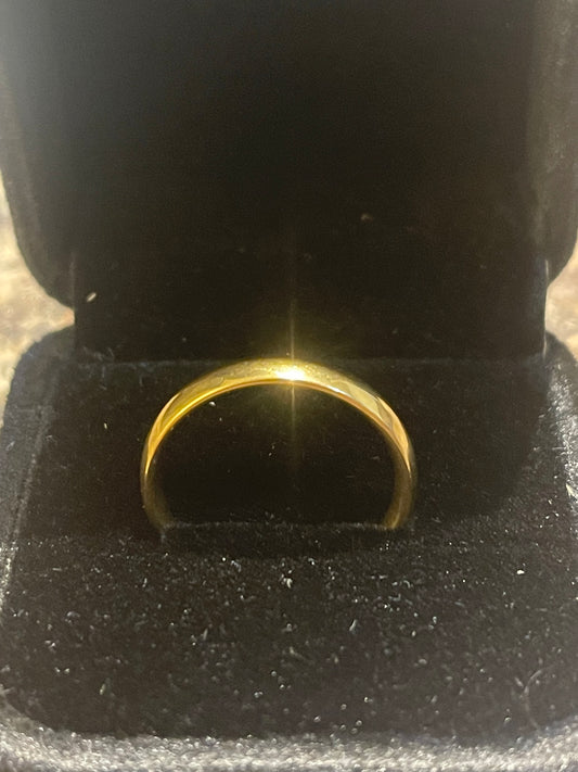 Gold Plated Simple Ring