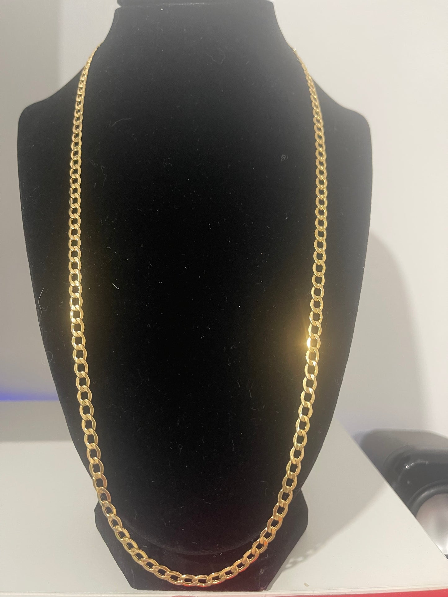 10k Gold 24” Curb Chain