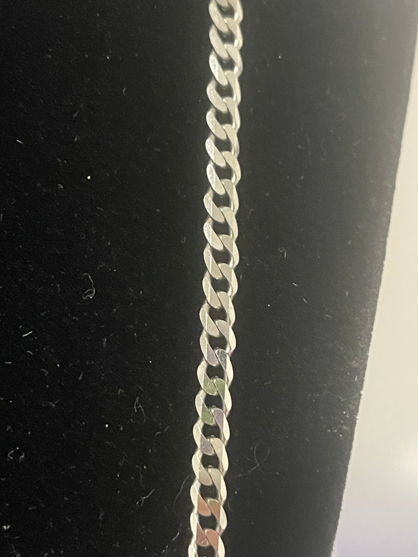 24” Italian Silver Cuban Chain