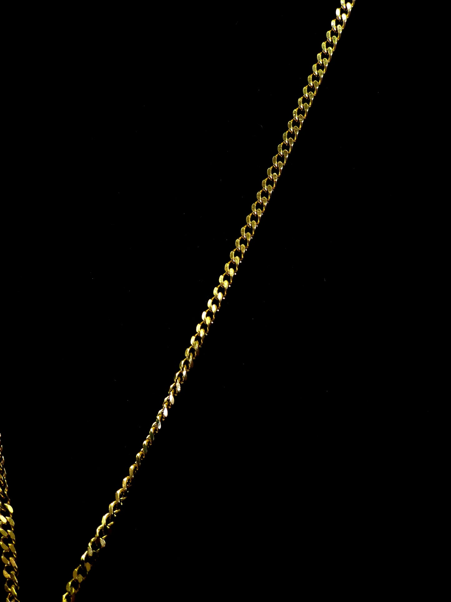 Gold-Plated 24" Cuban Chain with Cross Pendant Combo