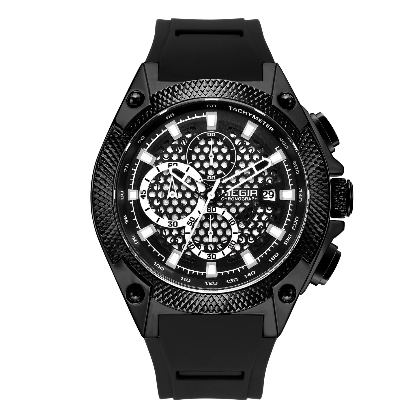 Megir Silicone Band Watch