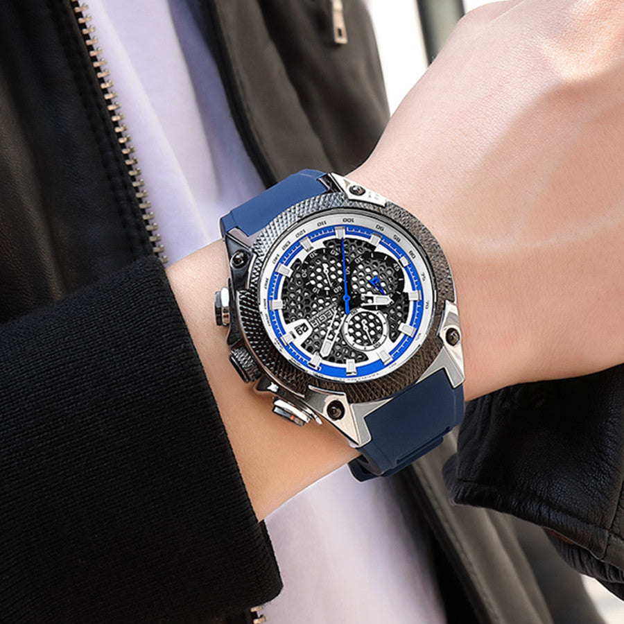 Megir Silicone Band Watch