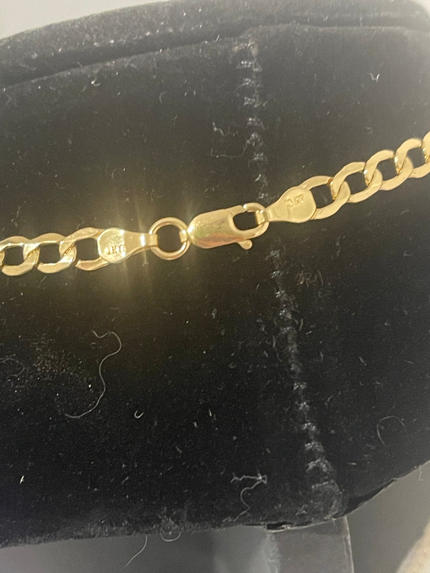 10K Gold 22” Curb Chain