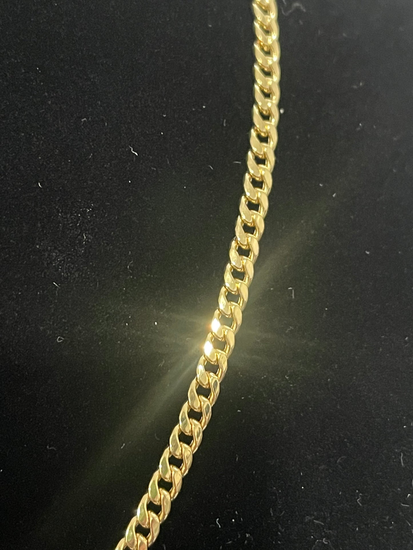 10K Authentic Gold 16” Cuban Link Chain