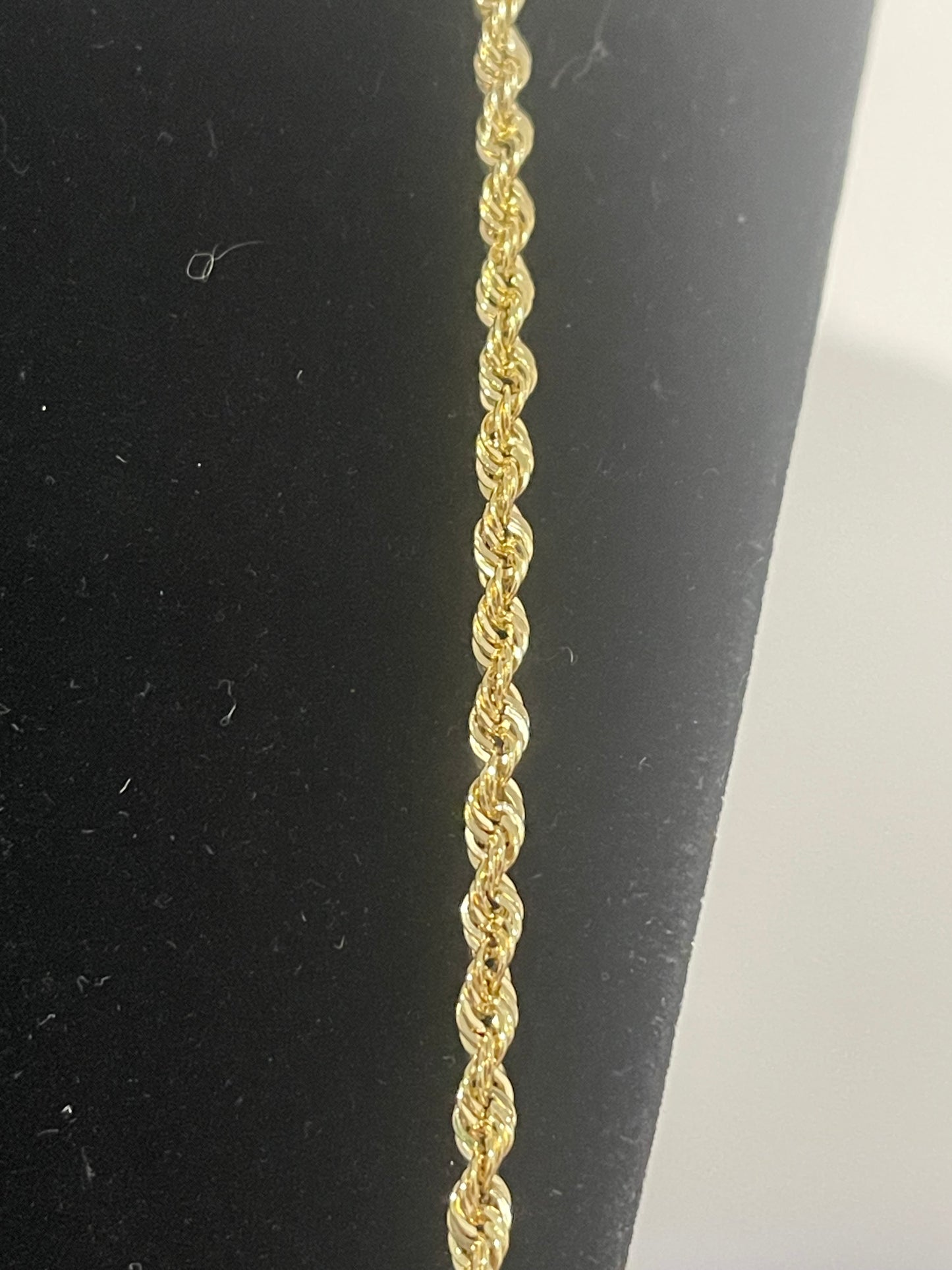 10k Gold 26” Rope Chain