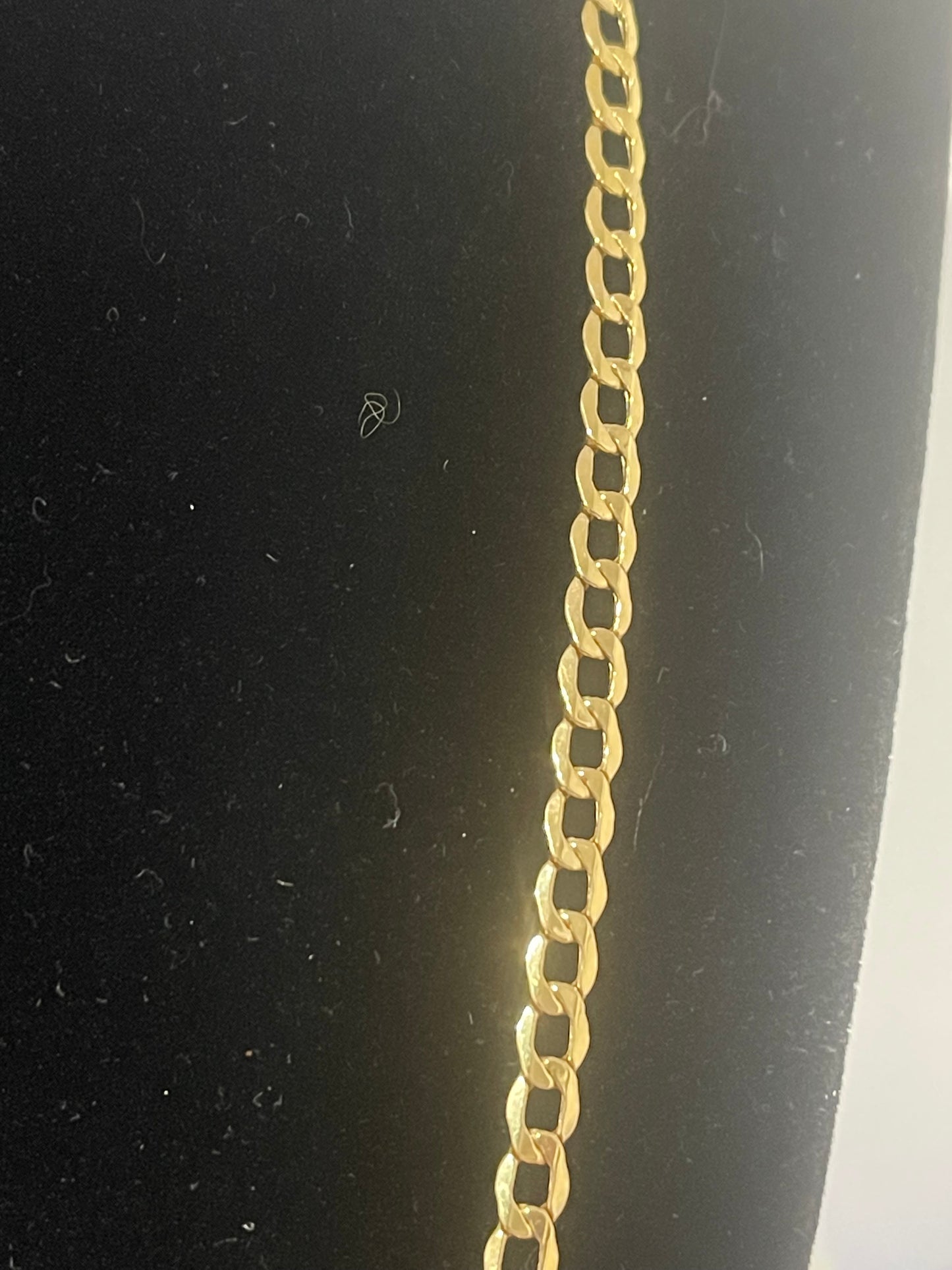 10K Gold 22” Curb Chain