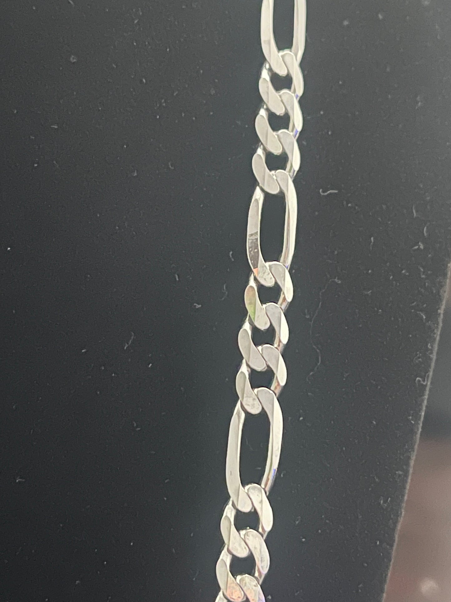 26” 925 Silver Figaro Chain