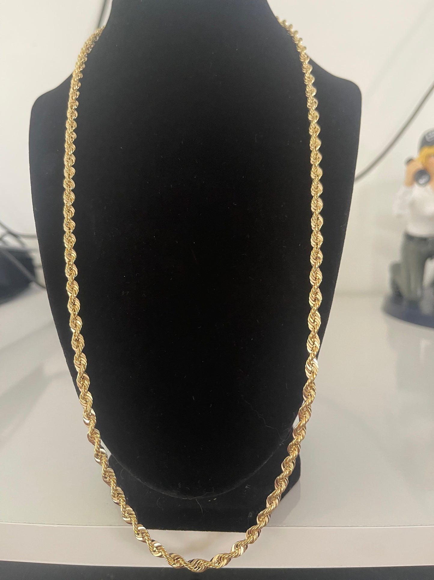 10K Gold 26” Rope Chain