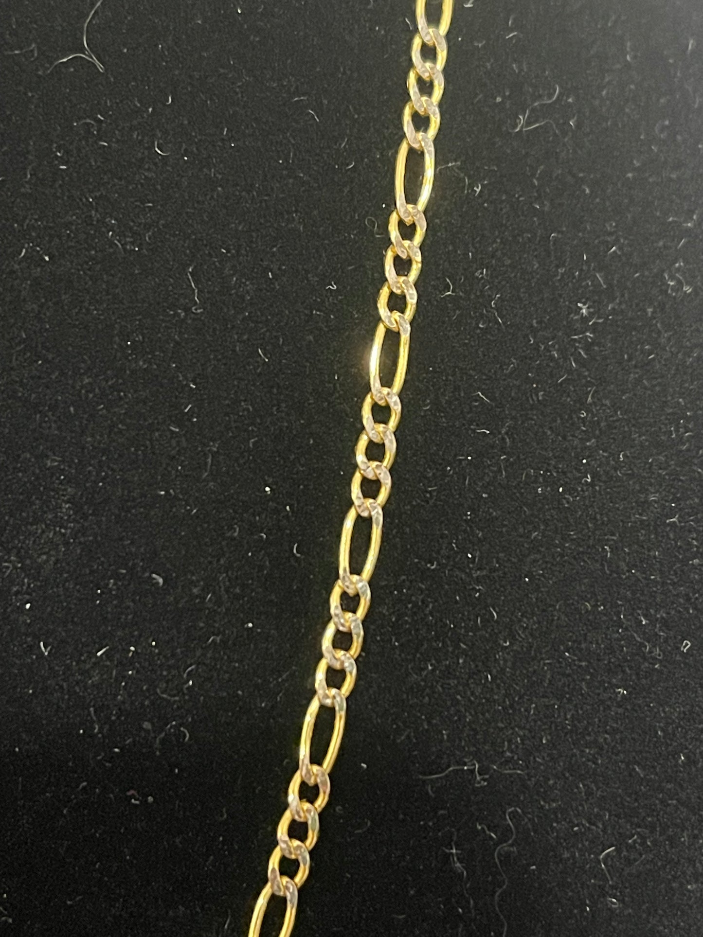 10K Authentic Gold 18" Figaro Chain 4.00g