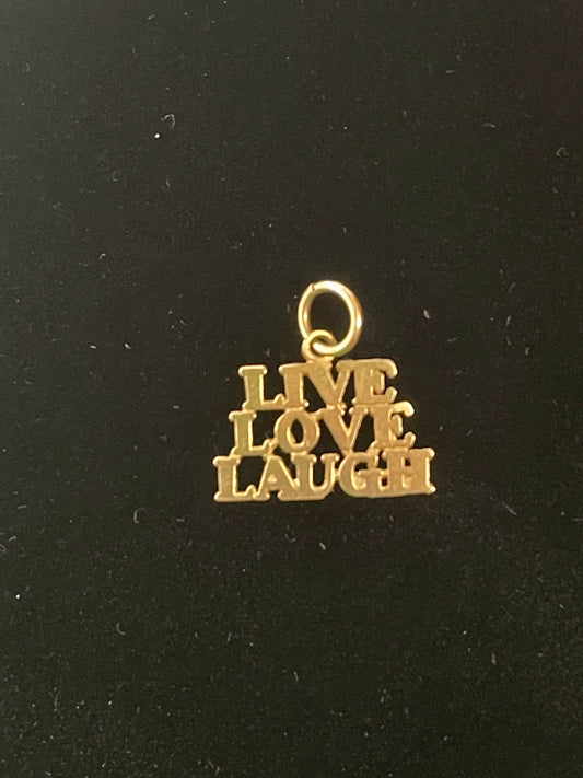 Live Love Laugh Pendant