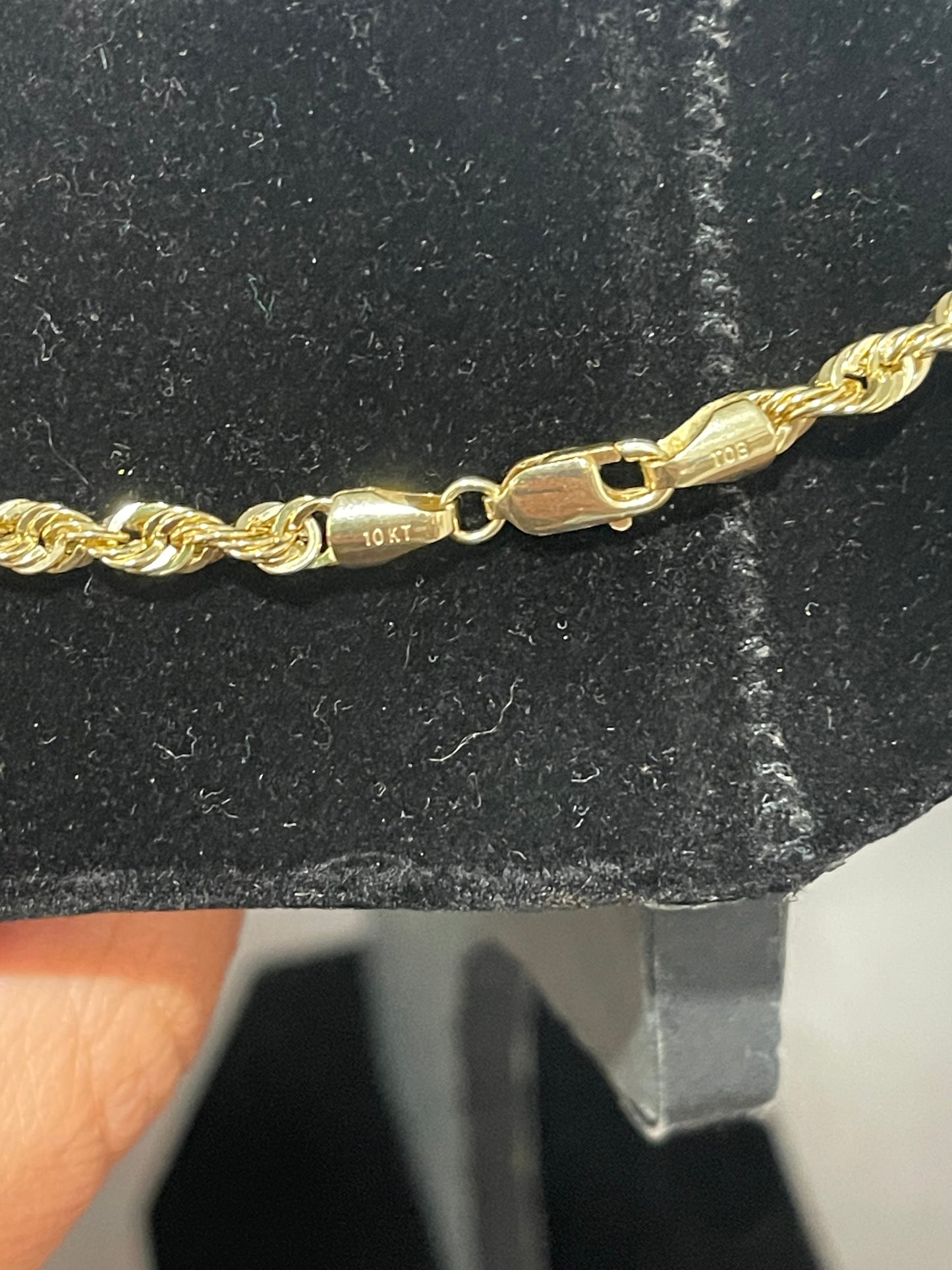 10K Italian Rope Chain 24”