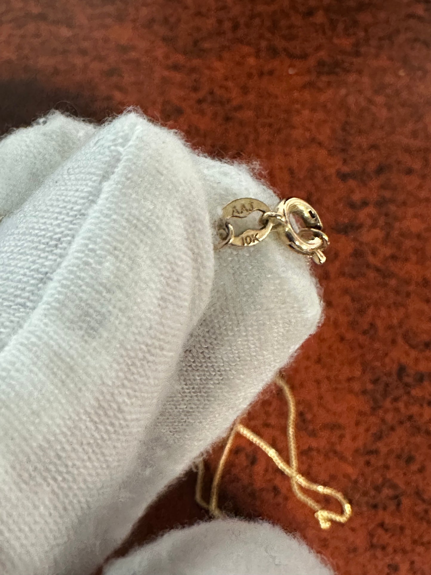 10K “Capricorn” Pendant & 17” Curb Chain