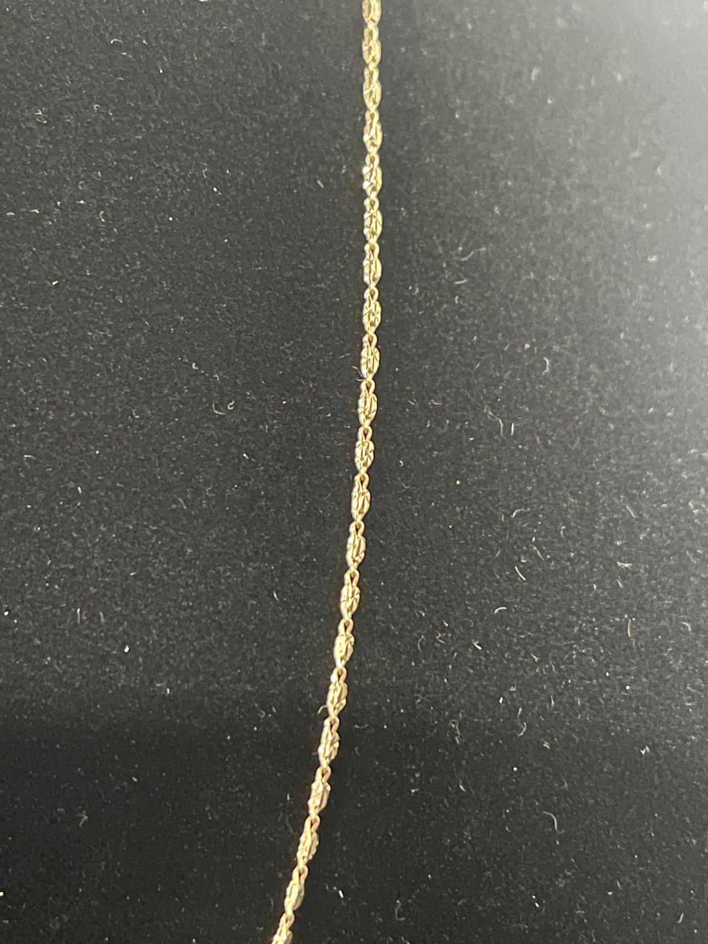 Authentic 10k Gold 16” Womens Rope Chain 1.92g