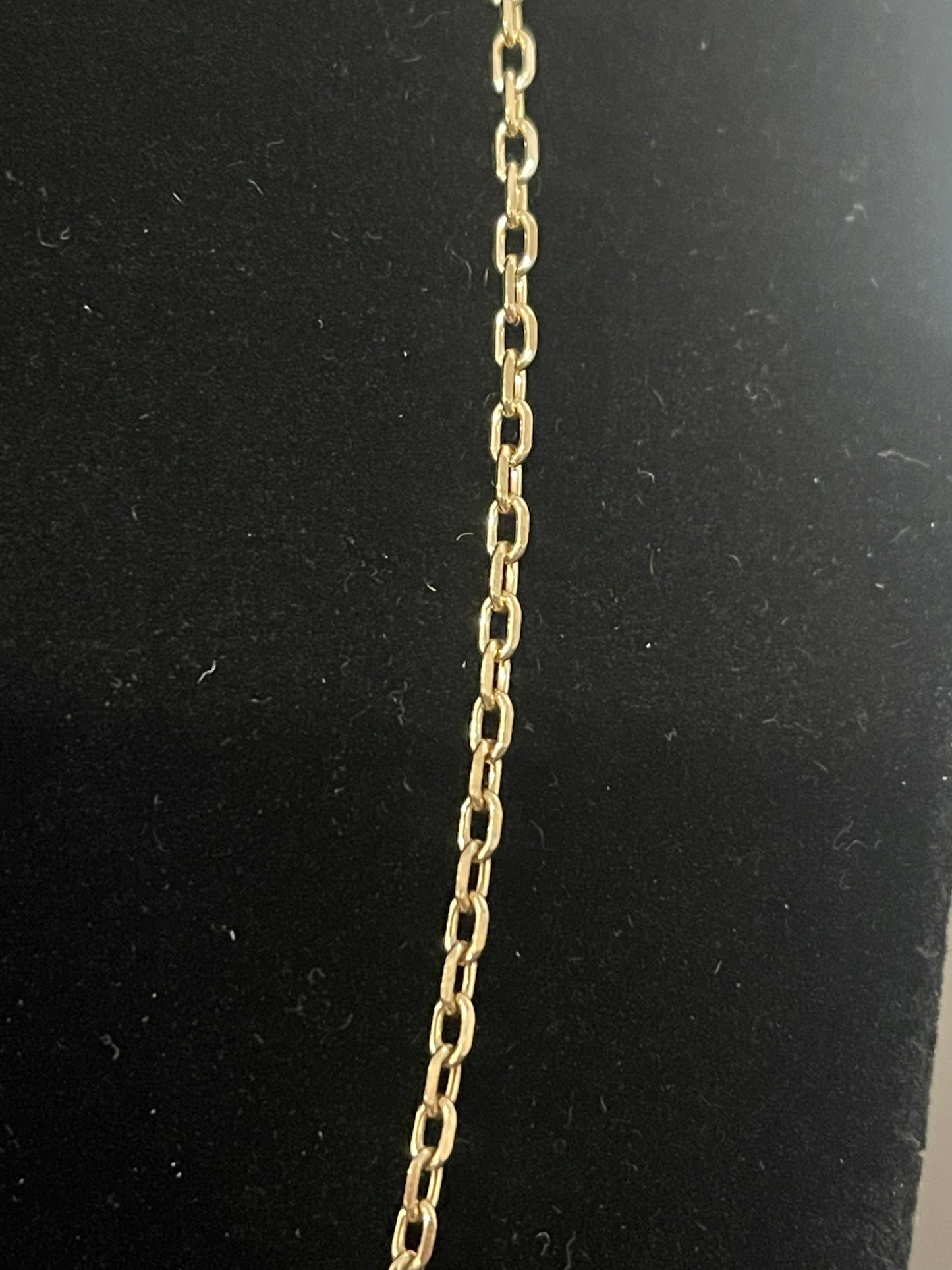 Authentic 10K Gold 20” Flat Cable Women’s Chain 5g