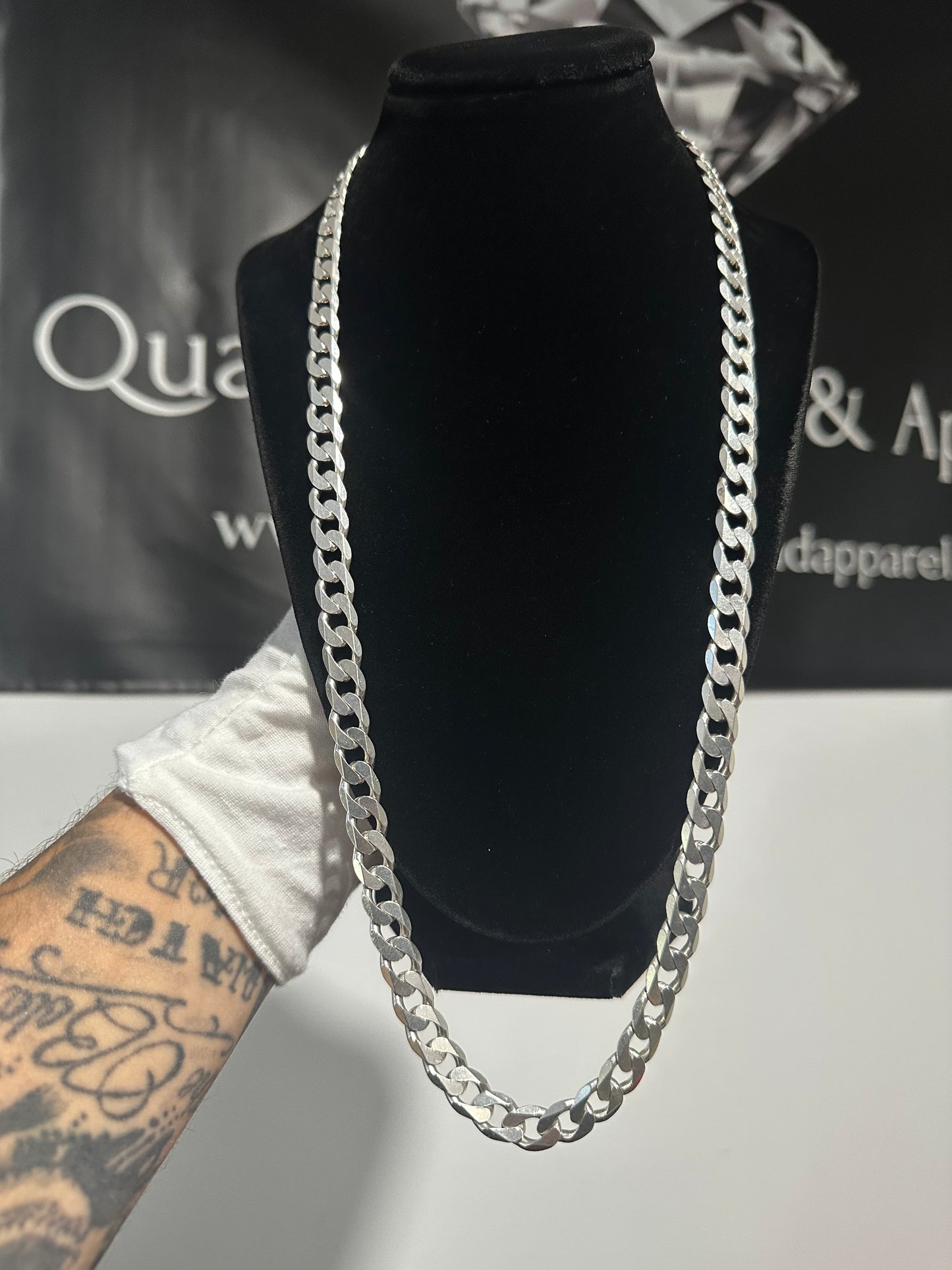 925 Silver Curb Chain 26”