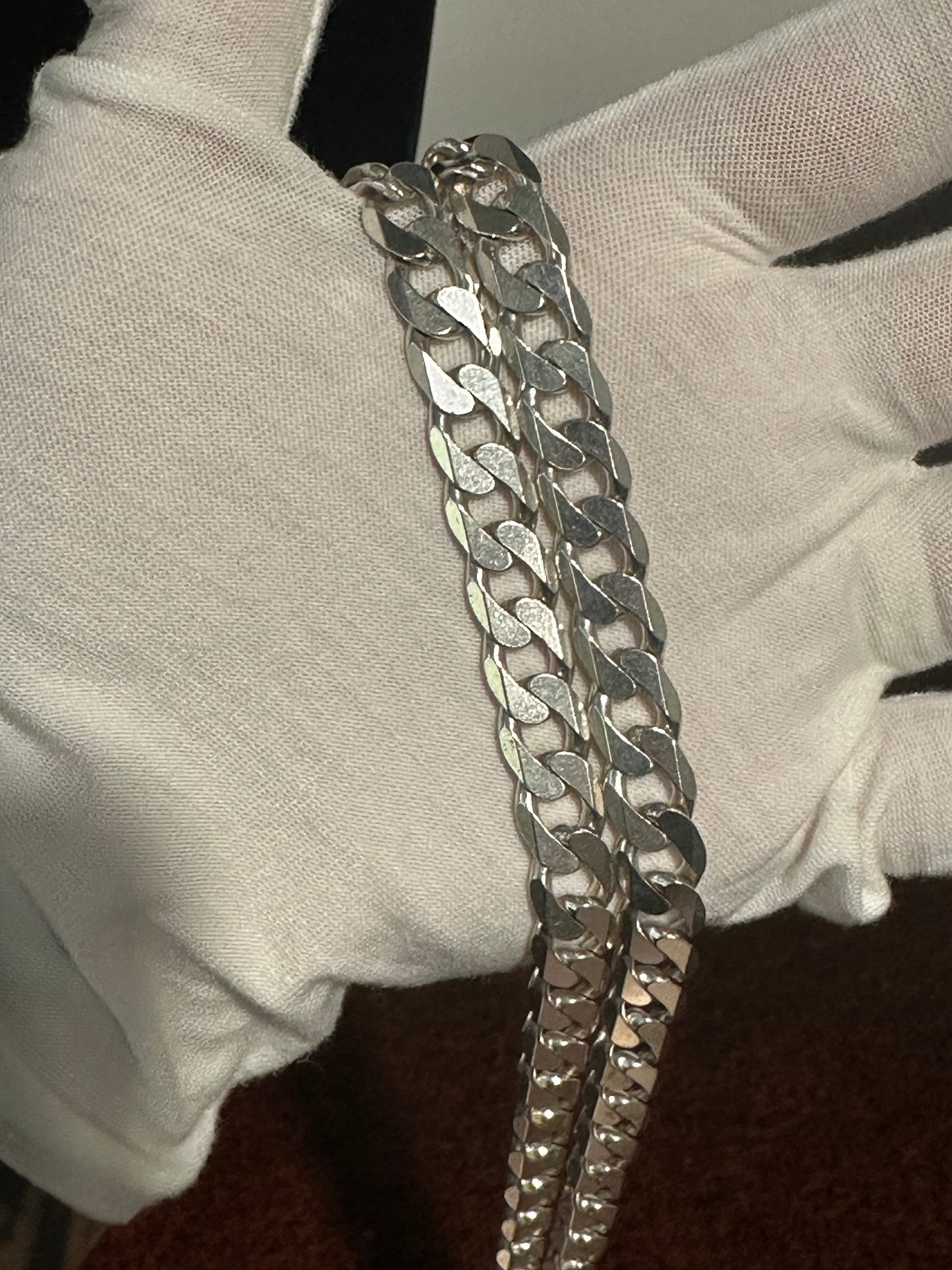 925 Silver Curb Chain 26”