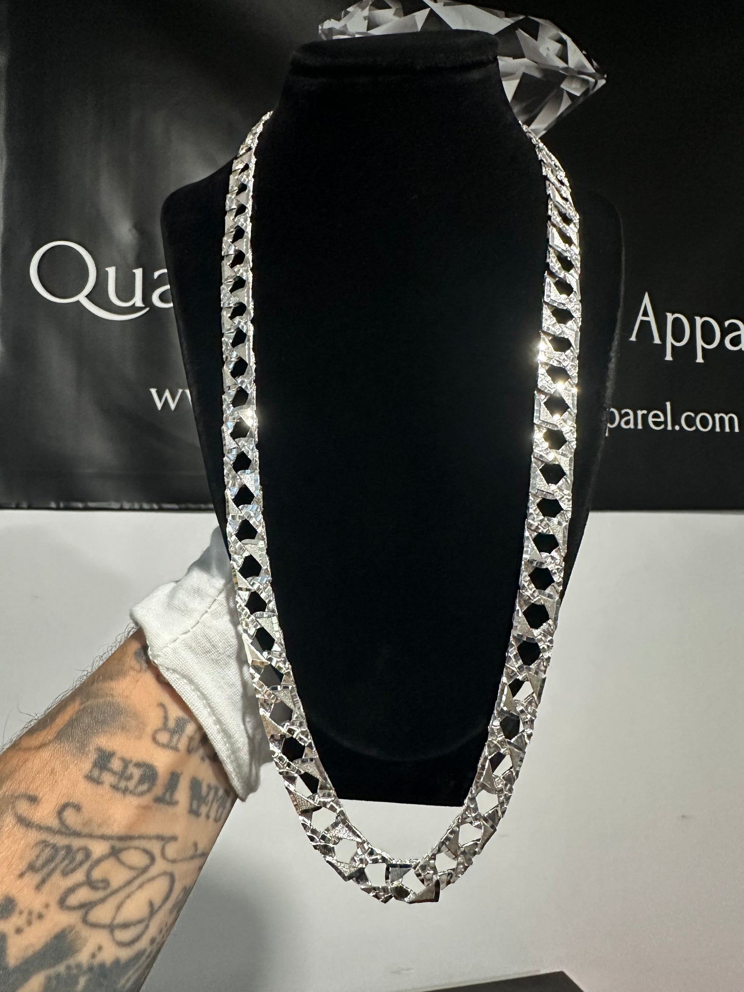 925 Silver DC Nugget Chain 26”