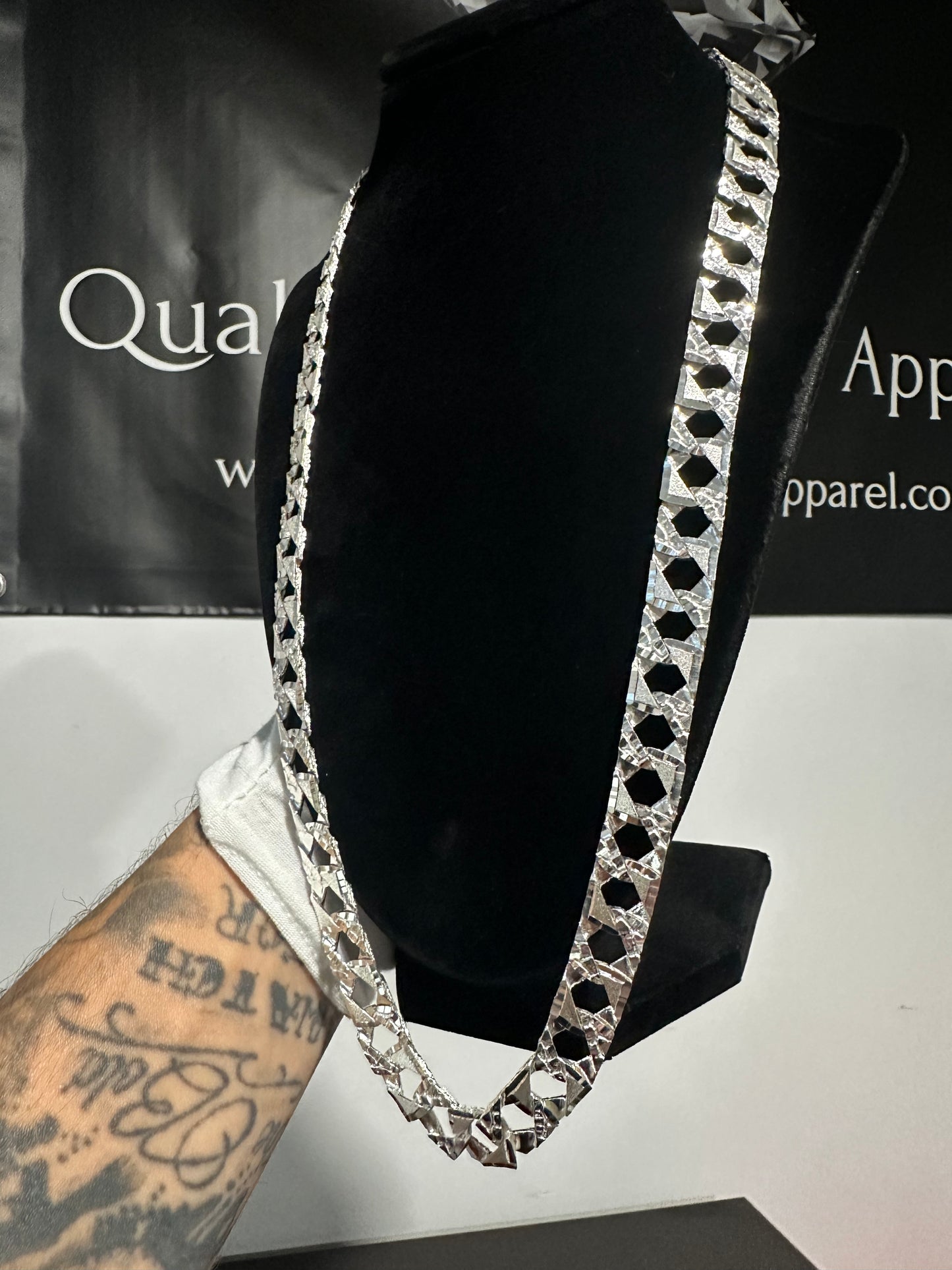 925 Silver DC Nugget Chain 26”