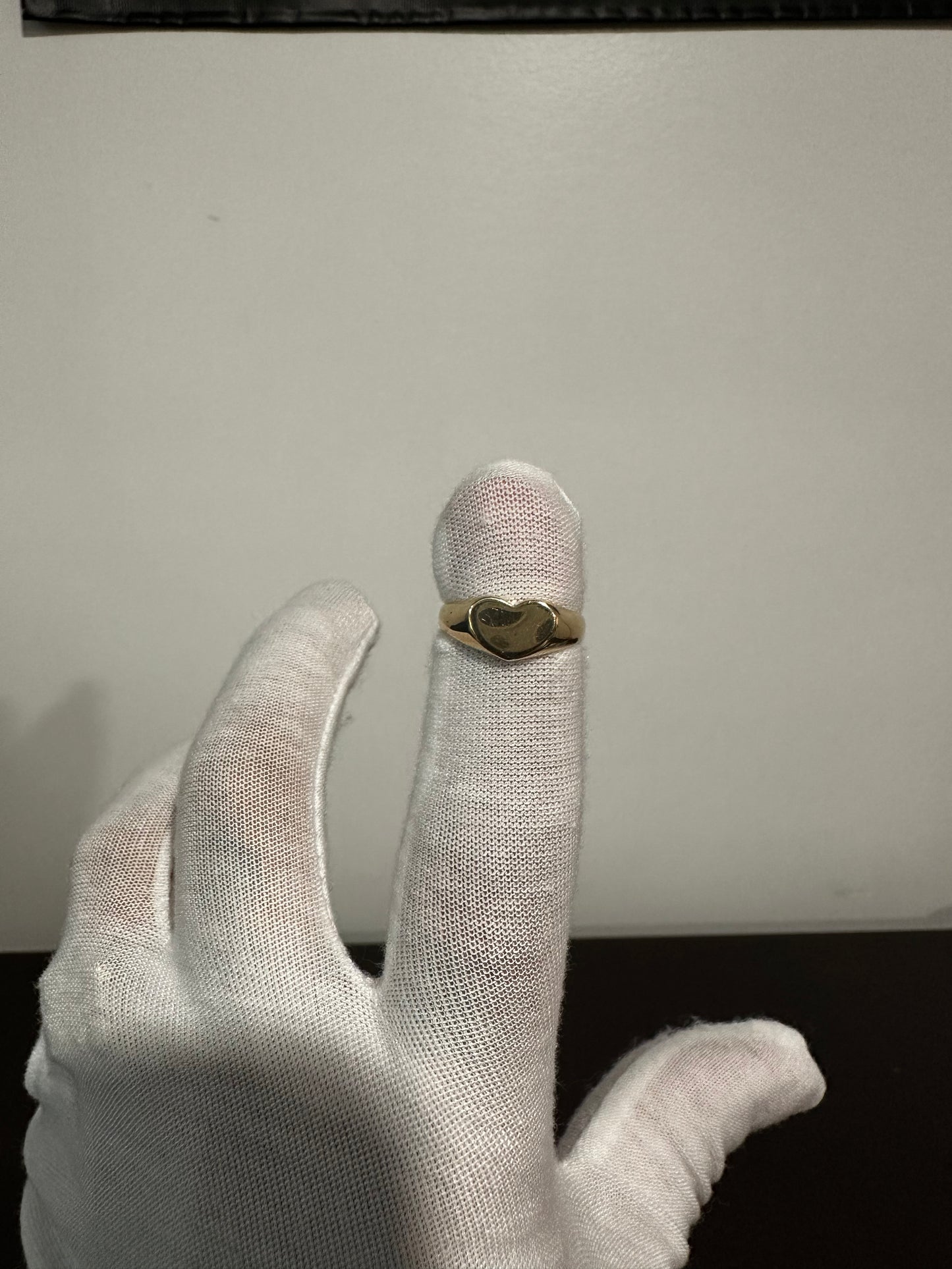 10K Gold Heart Ring Size 5