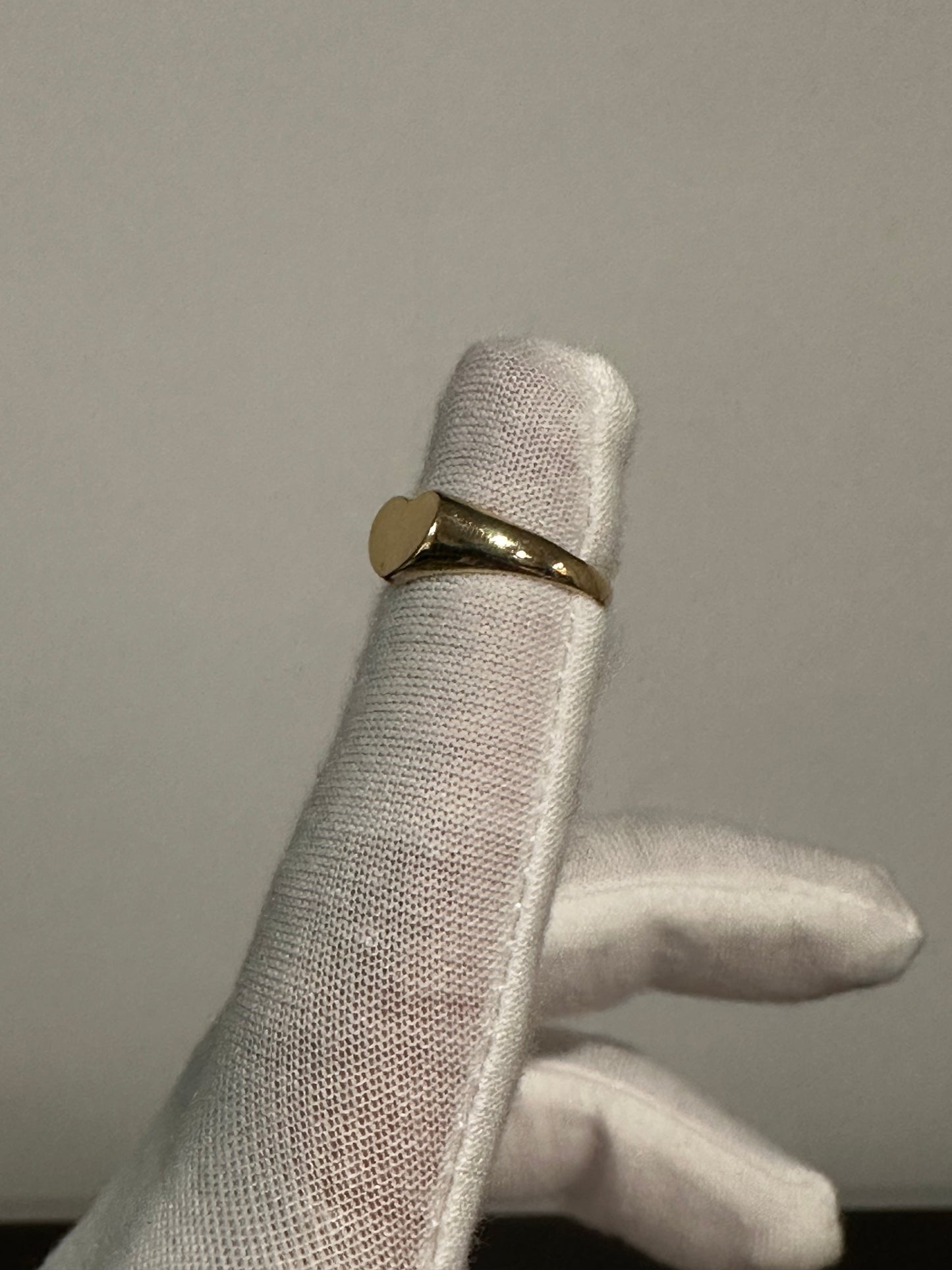 10K Gold Heart Ring Size 5