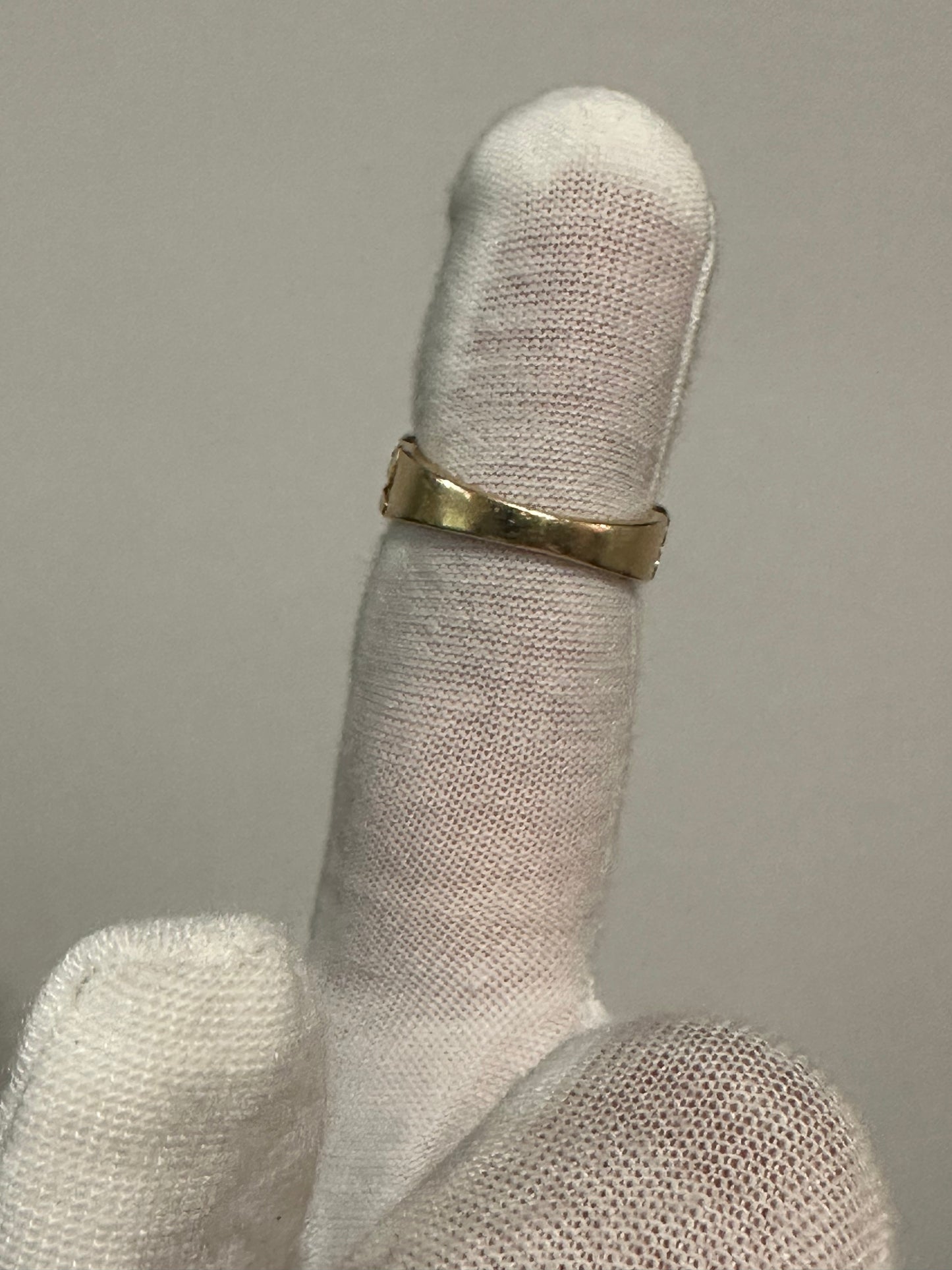10K Gold Nugget Ring Size 6.75