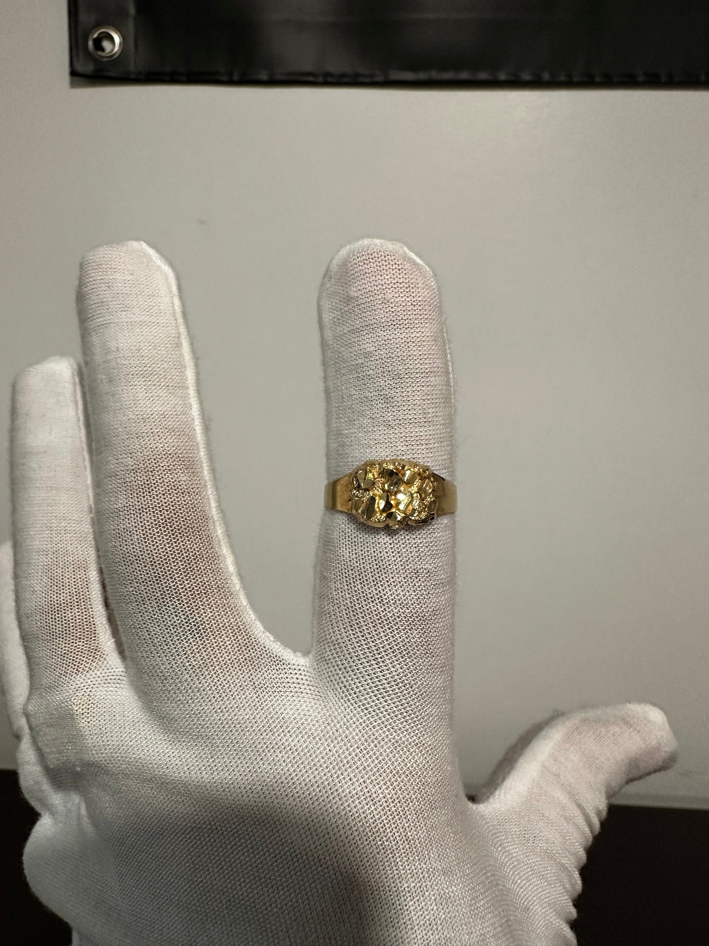10K Nugget Ring Size 9.25