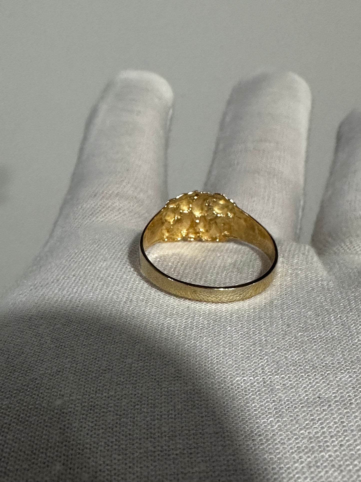 10K Nugget Ring Size 9.25