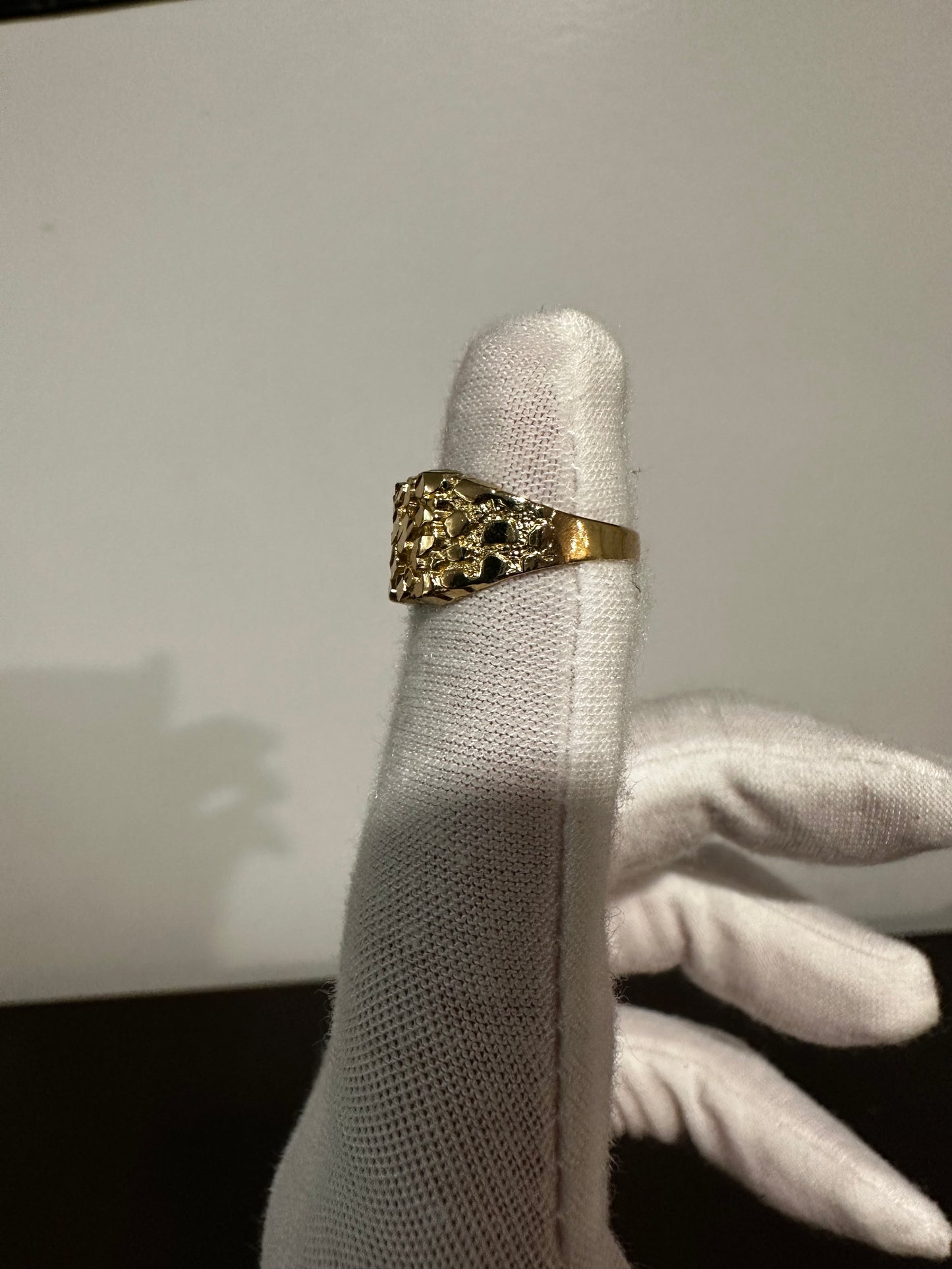 10K Nugget Ring Size 6.5