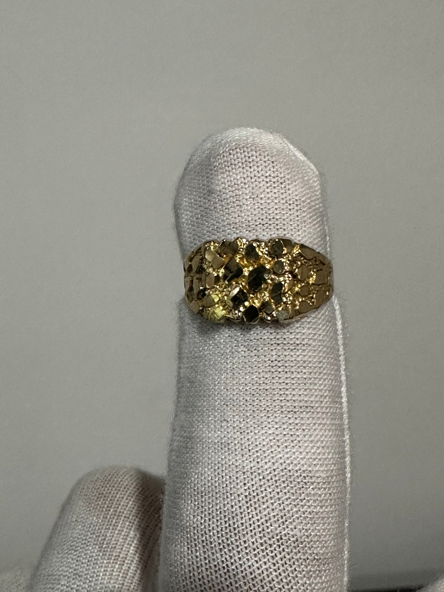 10K Nugget Ring Size 6.5