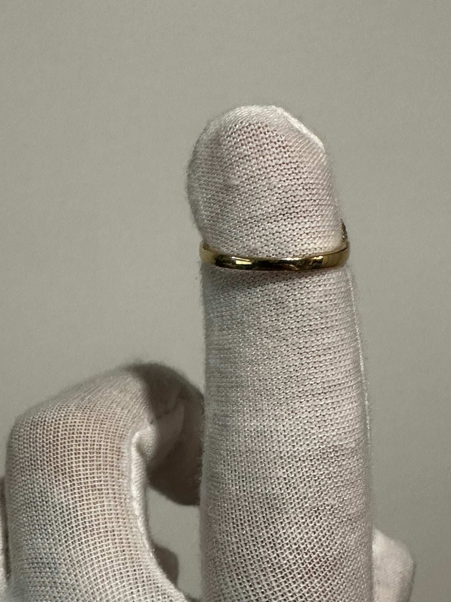 10K Infinity Ring Size 6.5
