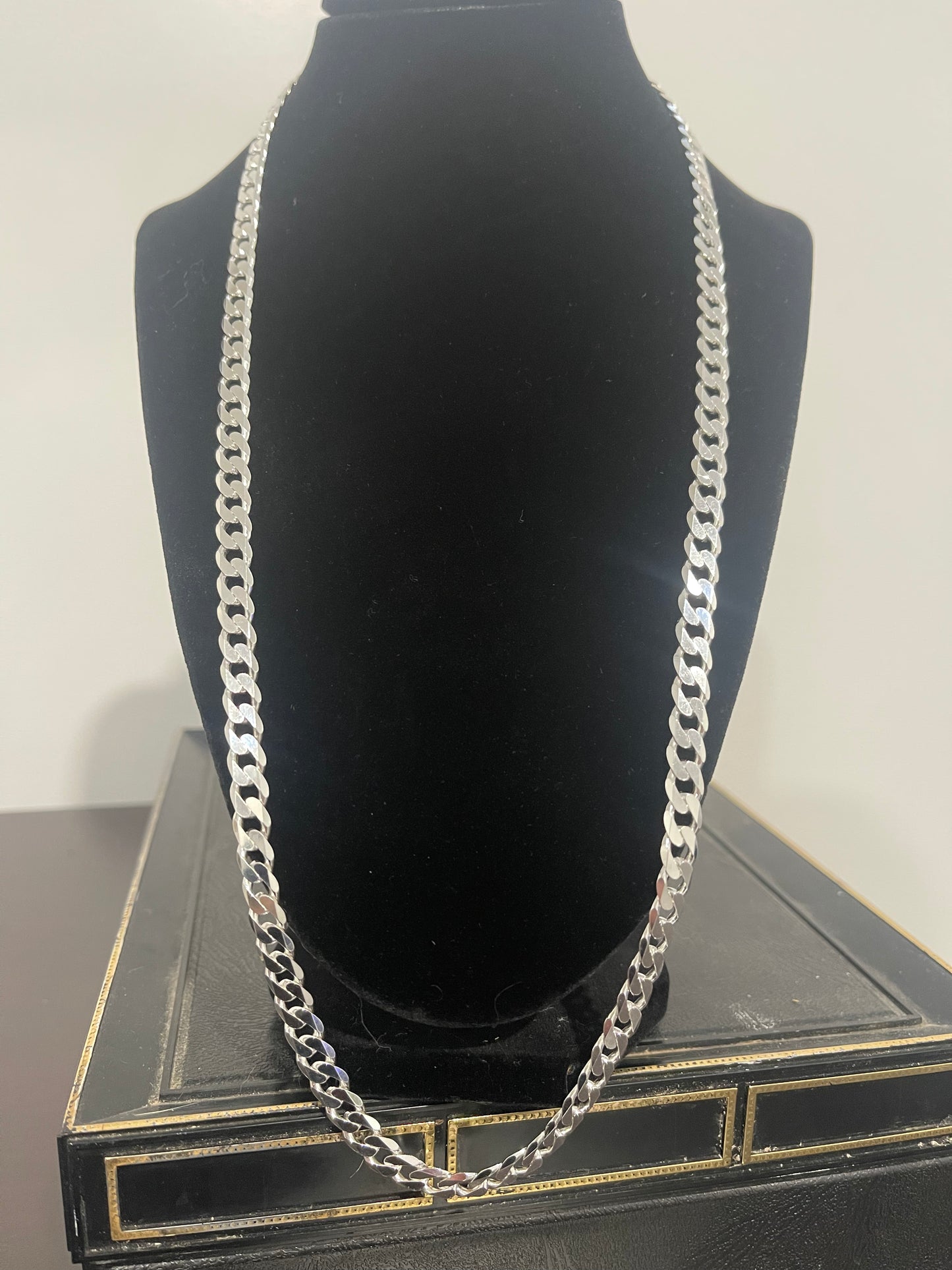 Authentic 925 Italian Silver 26” Cuban Link 40g