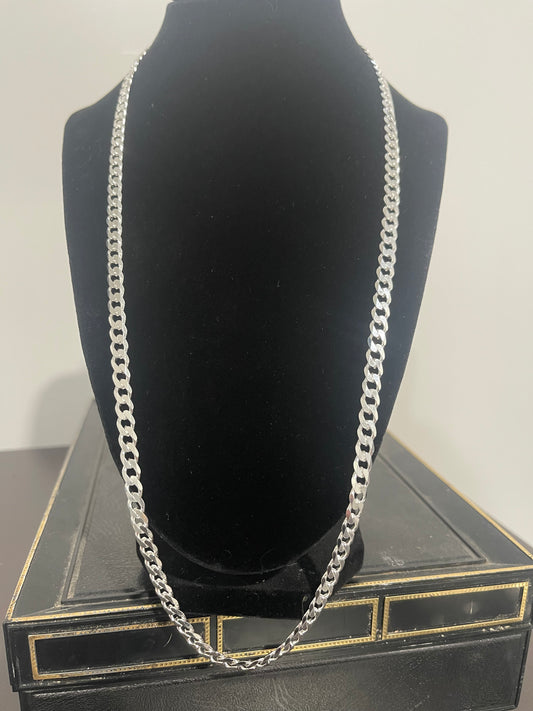 Authentic 925 Italian Silver 26” Cuban Link 30g