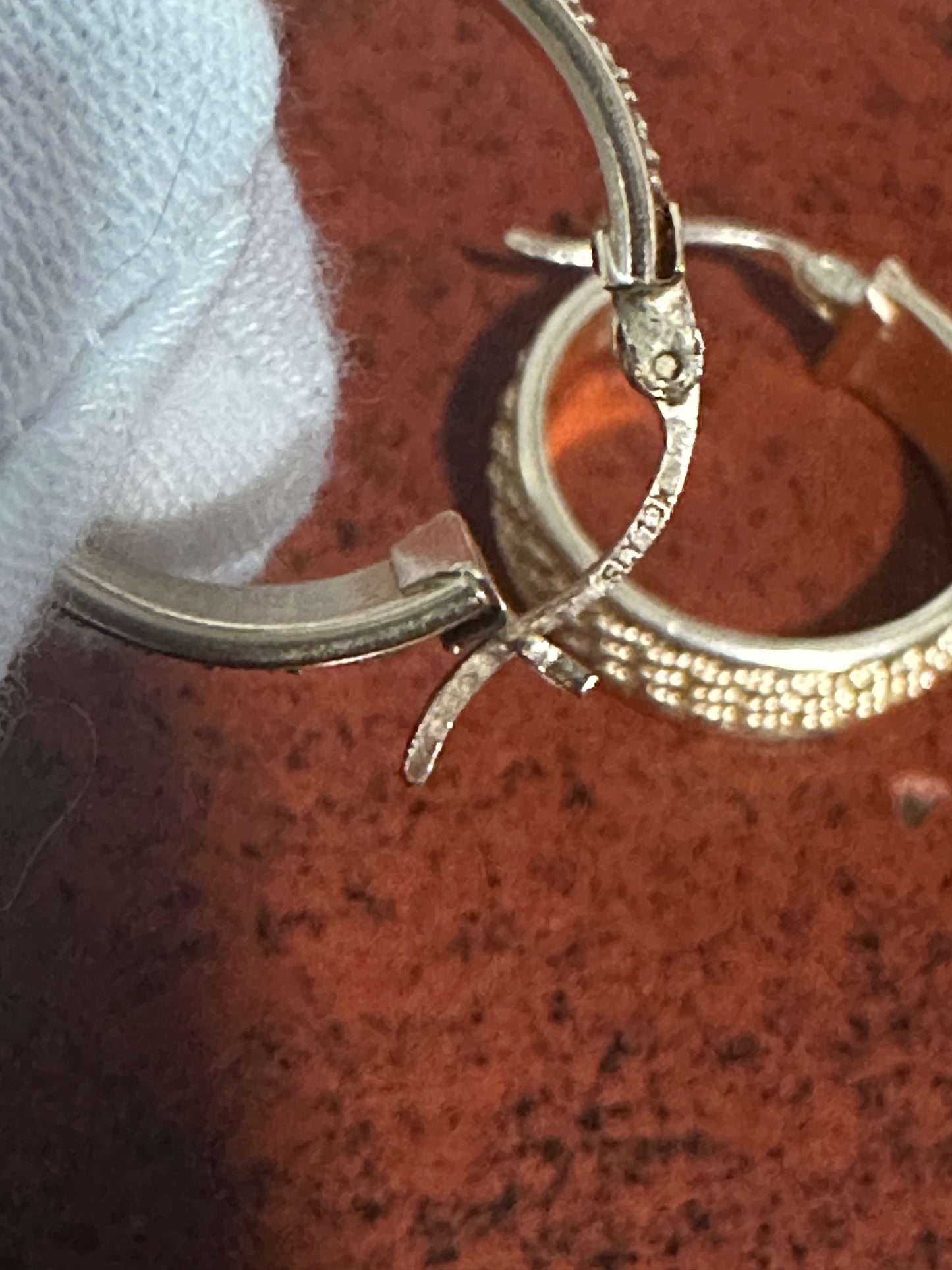 10K Gold Hoops Earrings