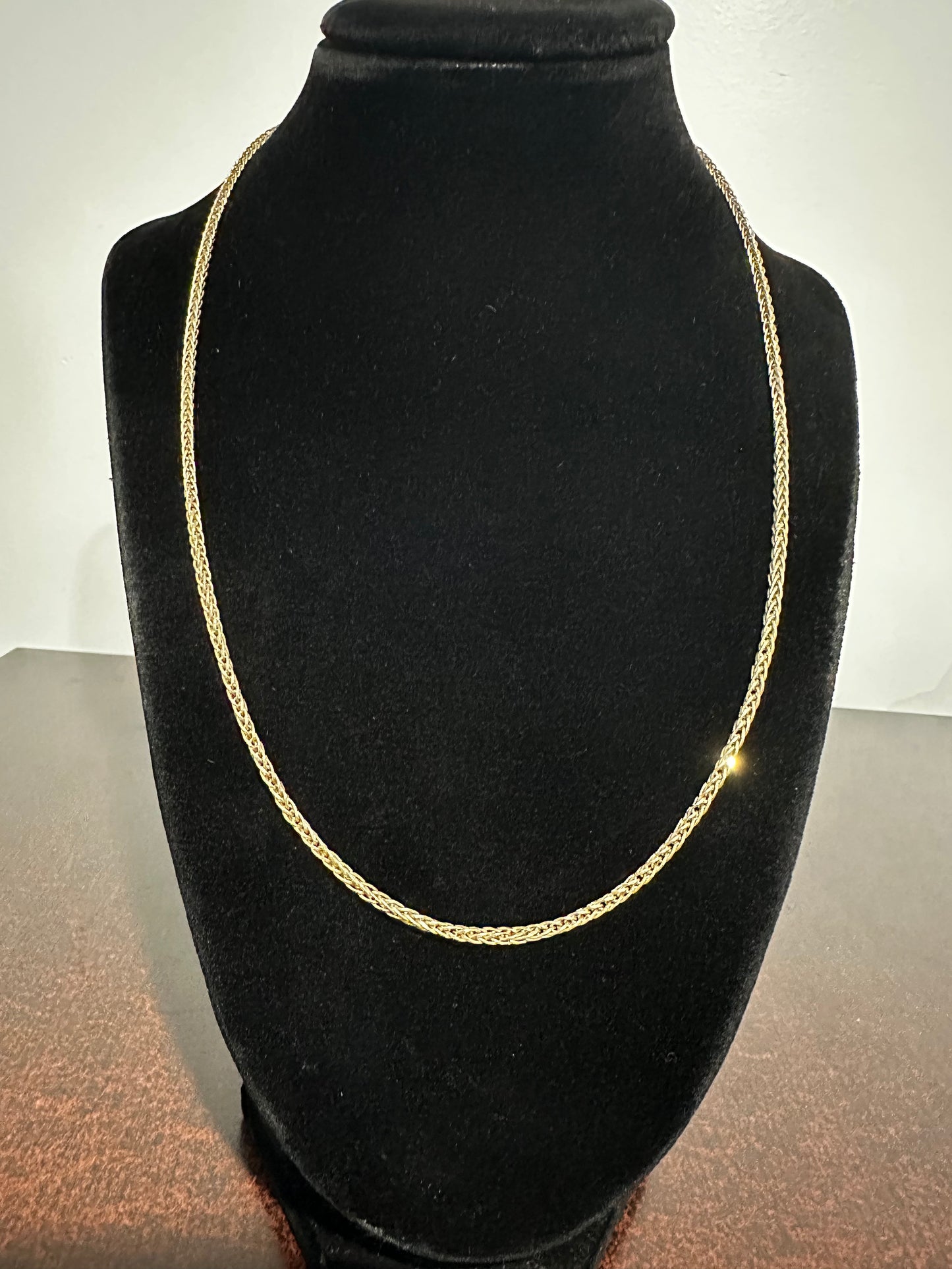 10K Wheat Chain 20”