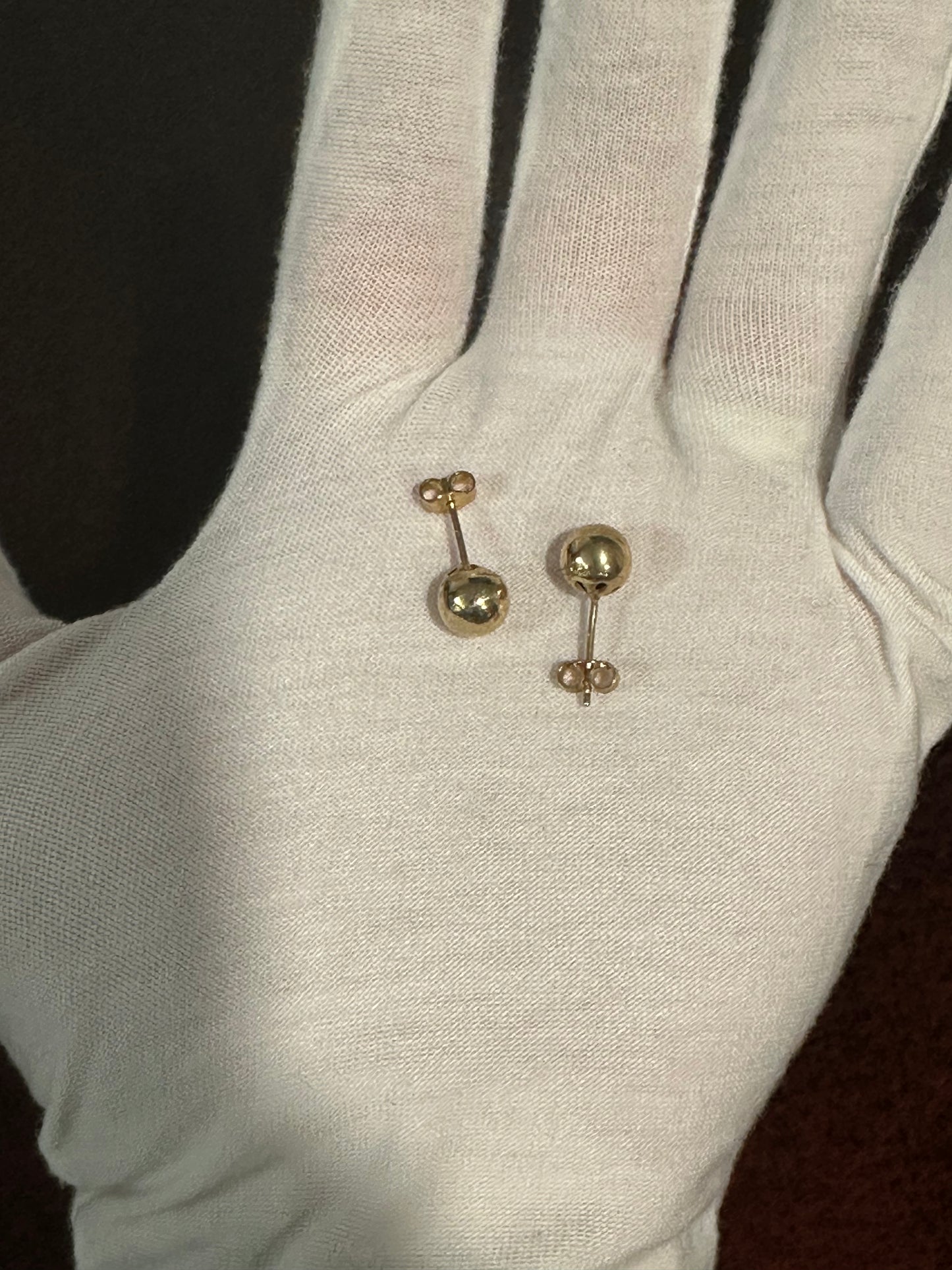 10K Ball Earrings