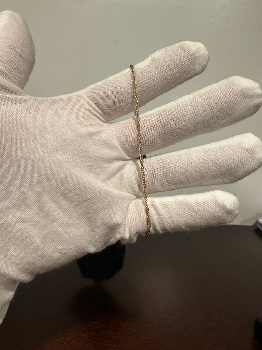 10K Bracelet 8.25”