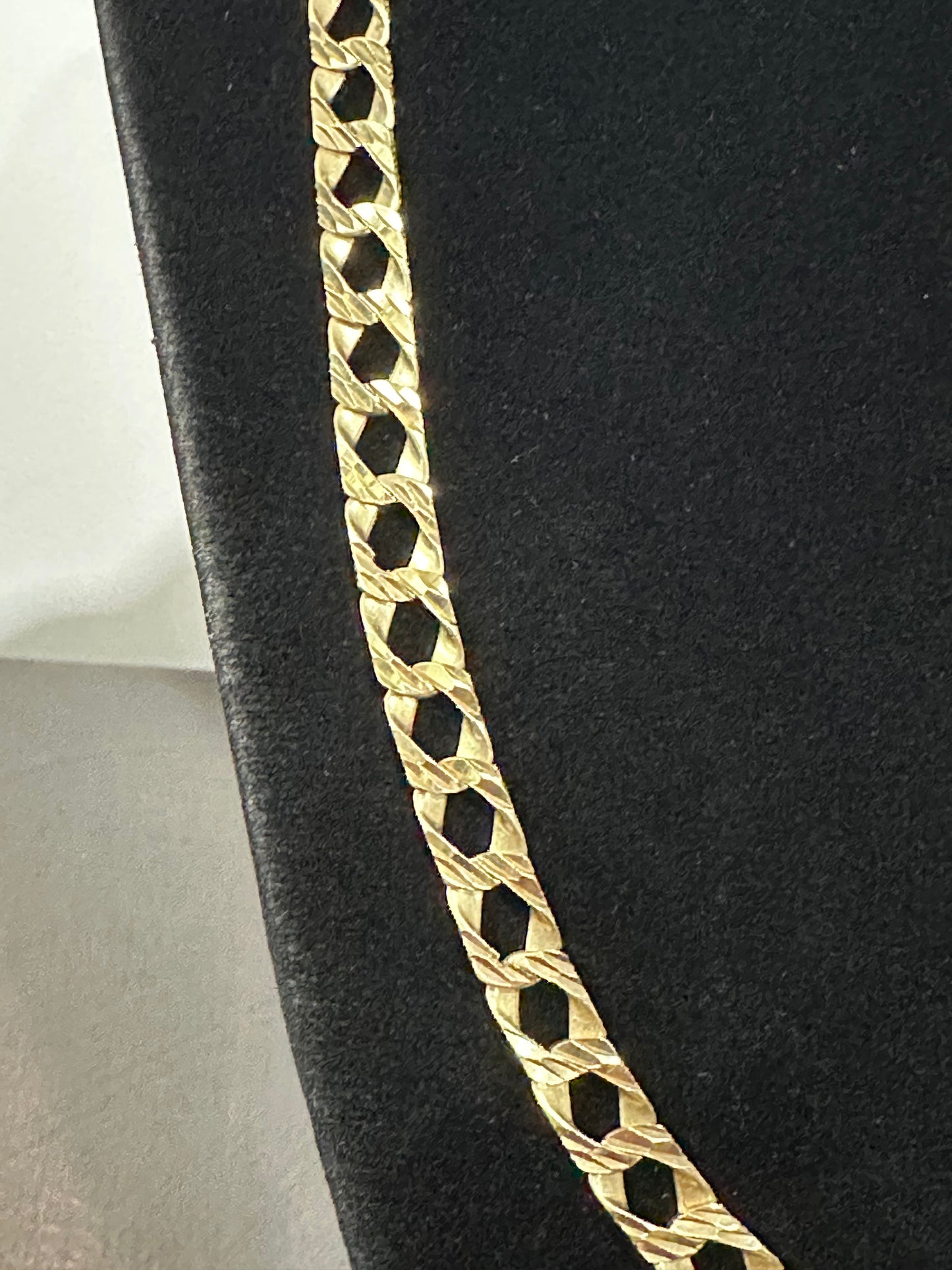 10K Diamond Cut Chain 20 5/8”