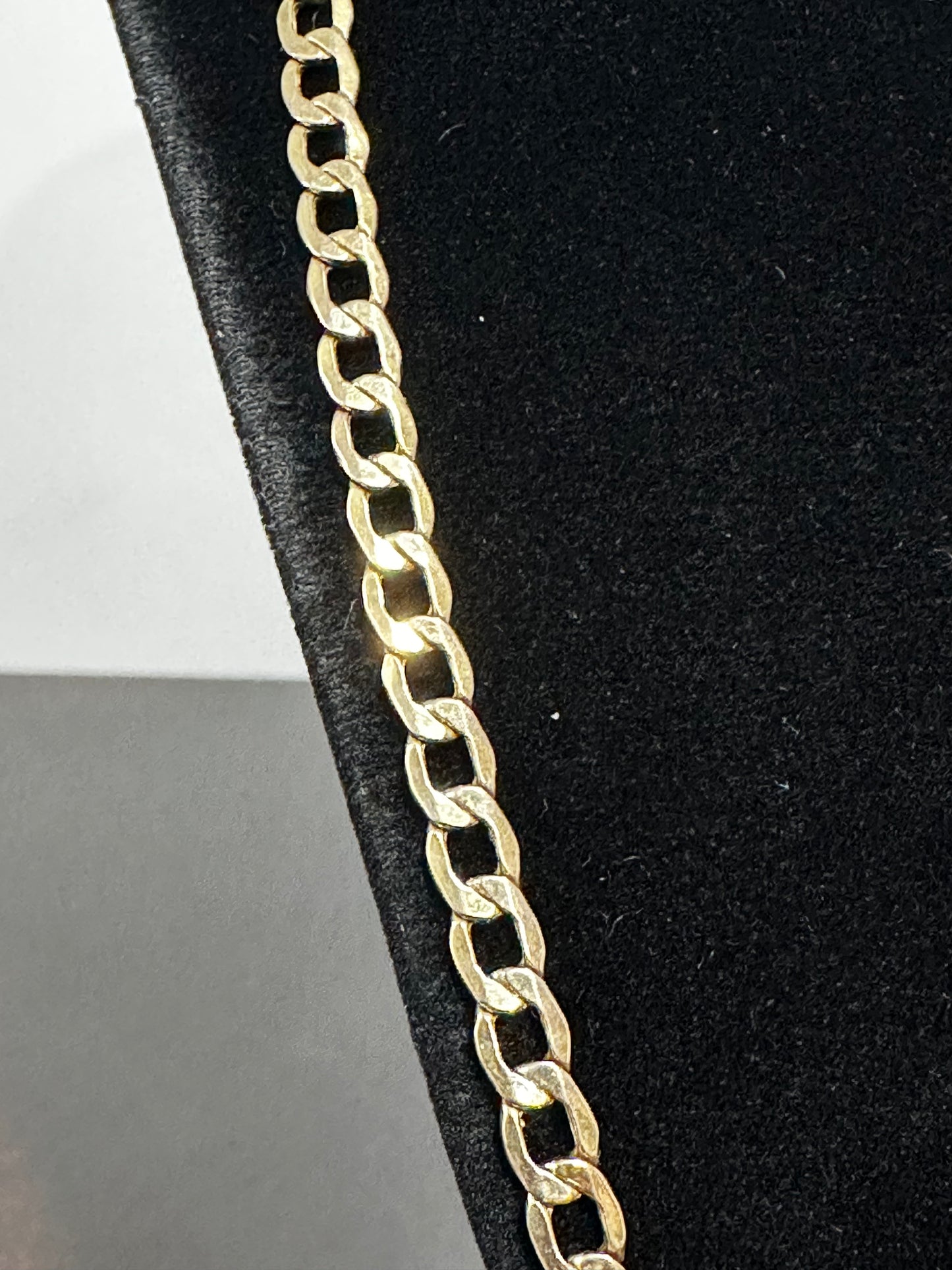 10K Gold Curb Chain 24”