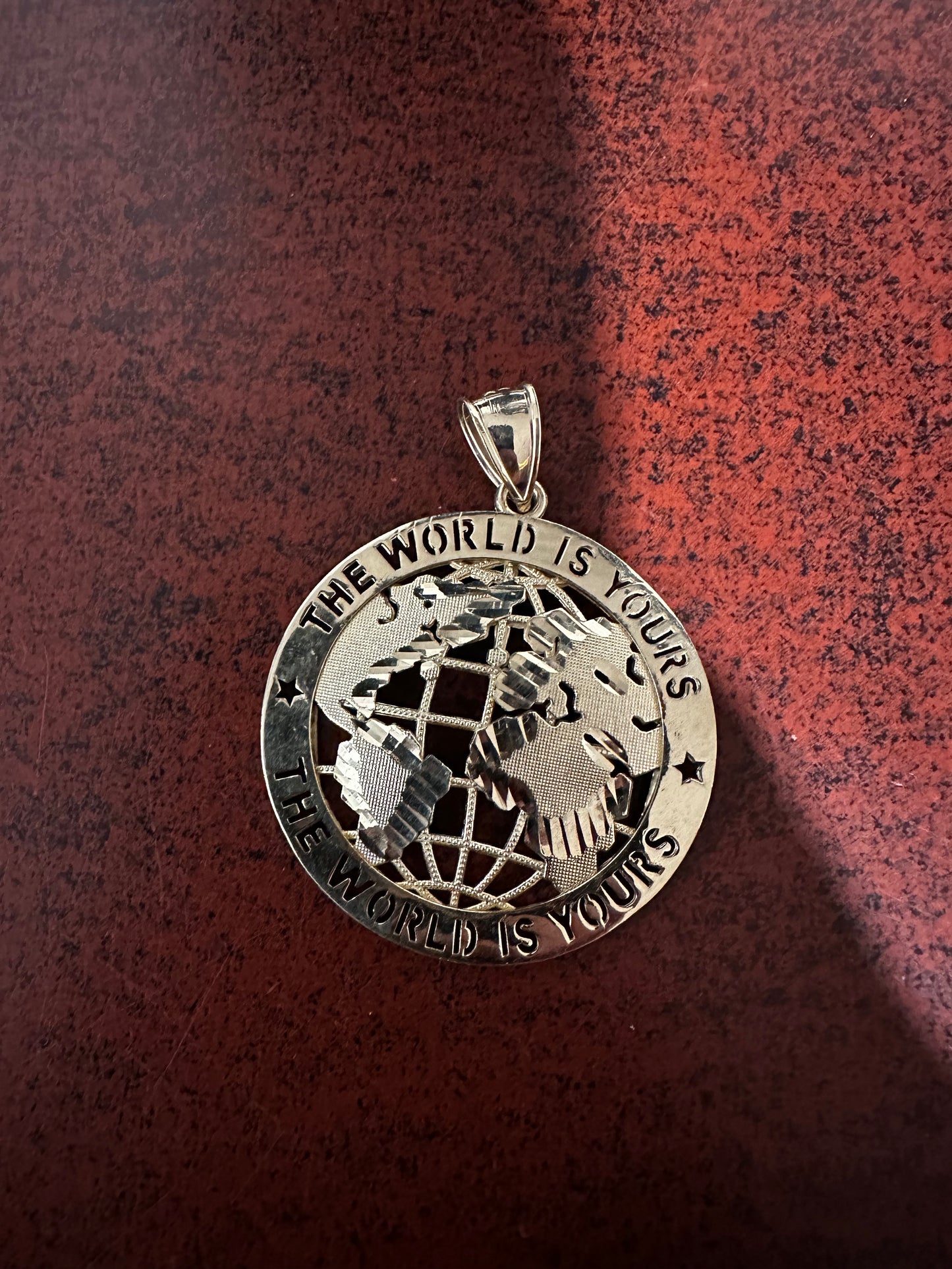 10K “The World Is Yours” Globe Pendant