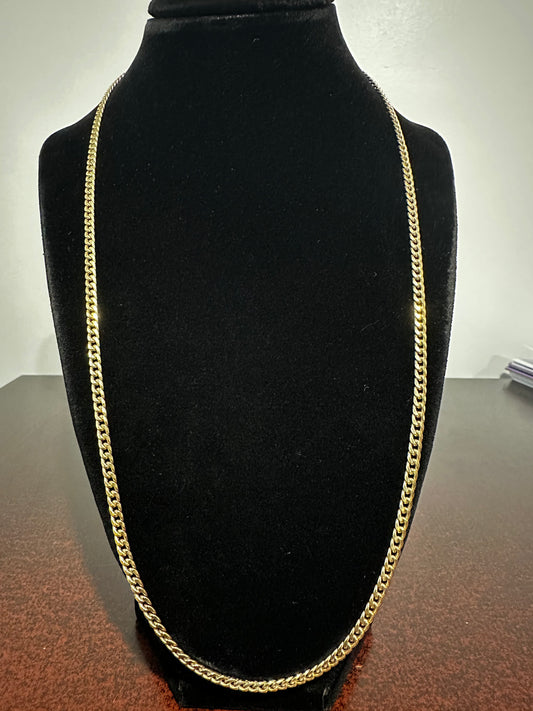10K Cuban Link Chain 24”